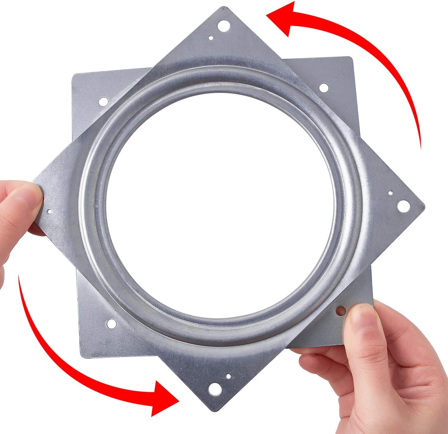 Dmstech 6'' Lazy Susan Turntable 500 Lbs Pounds Steel Ball Bearing Rotating Tray Strong Sturdy Table Cabinet Low Profile