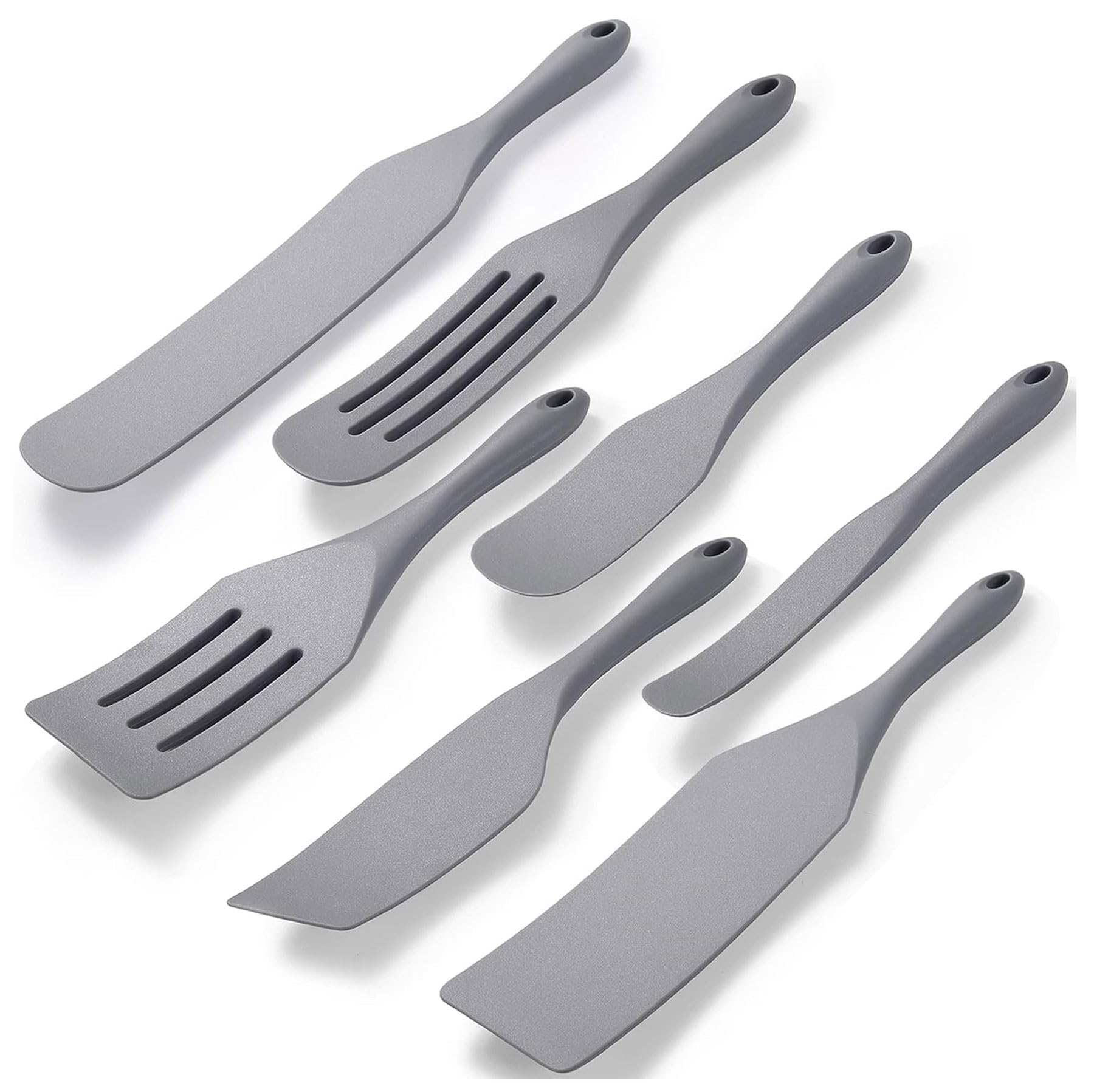 Tongjude Silicone Spurtle Set, Silicone Spatula Set, Heat Resistant Cooking Utensil For Nonstick Cookware, Serving,Baking, Whisk