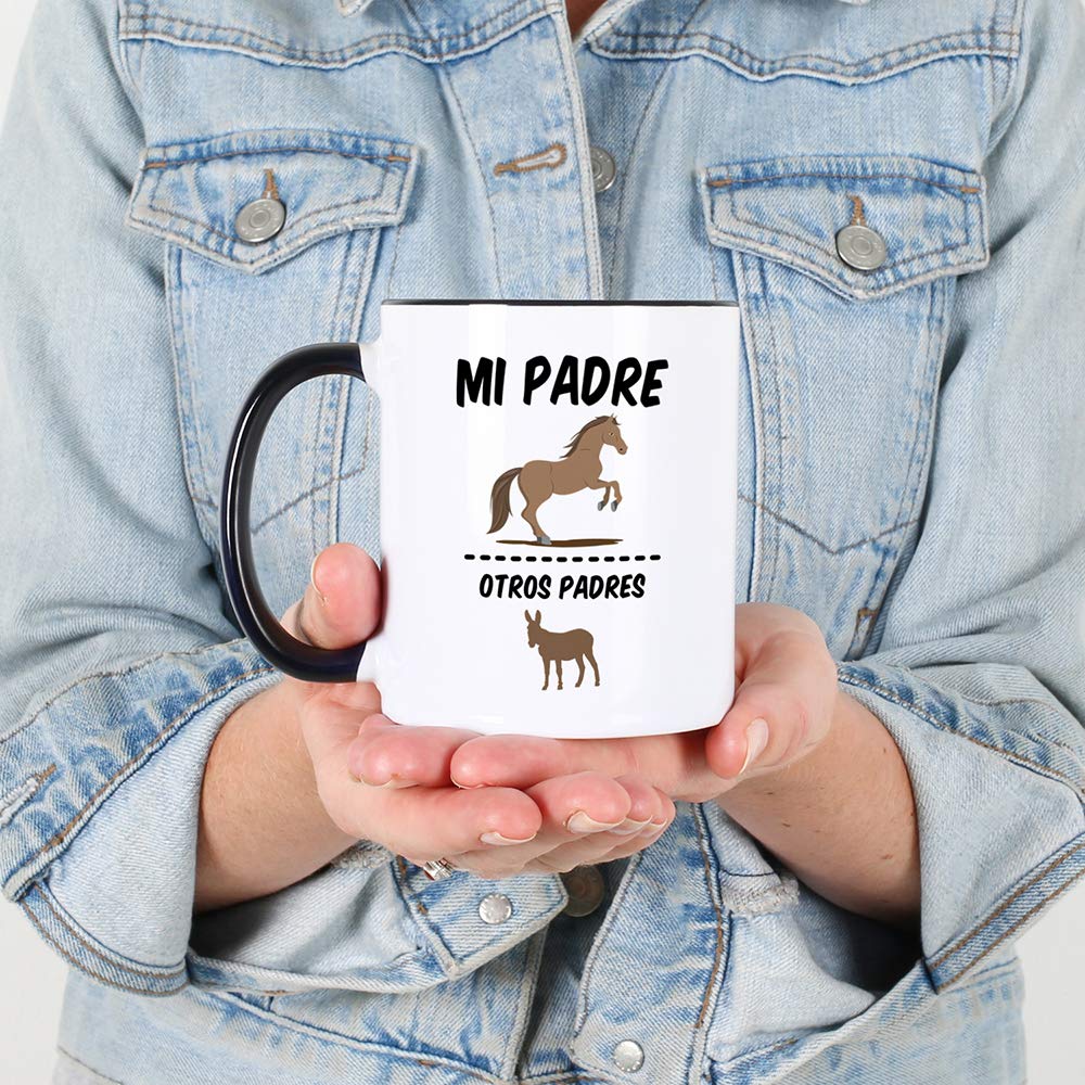 Casitika Regalos Para Papa. Tazas Para Cafe De Dia De Los Padres. 11 Oz Coffee Mug For Fathers Day In Spanish. Cups For Latin Da