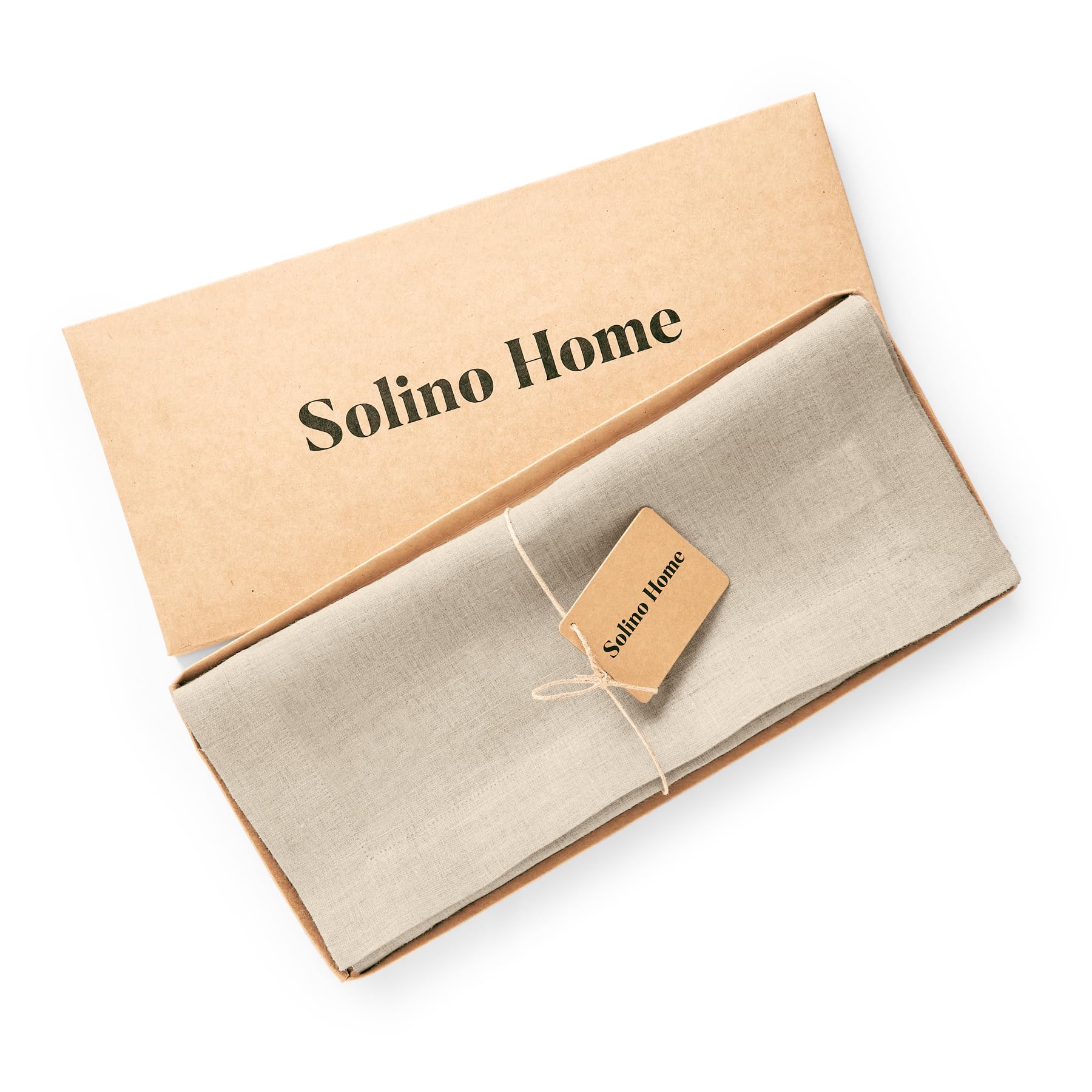 Solino Home Linen Flax Table Runner 36 Inch - 100% Pure Linen Prewashed Short Table Runner 14 X 36 Inch Ideal For Dresser And Co
