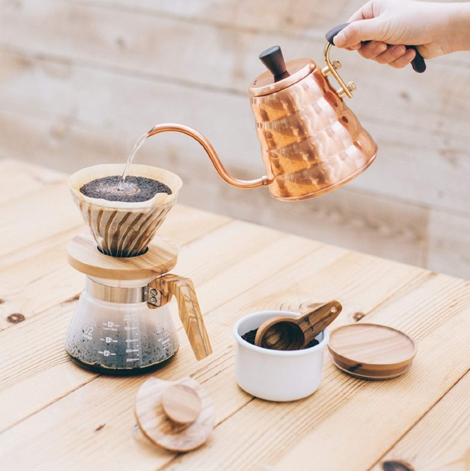 Hario Vkbn-90Cp ''Buono'' Drip Kettle, Copper