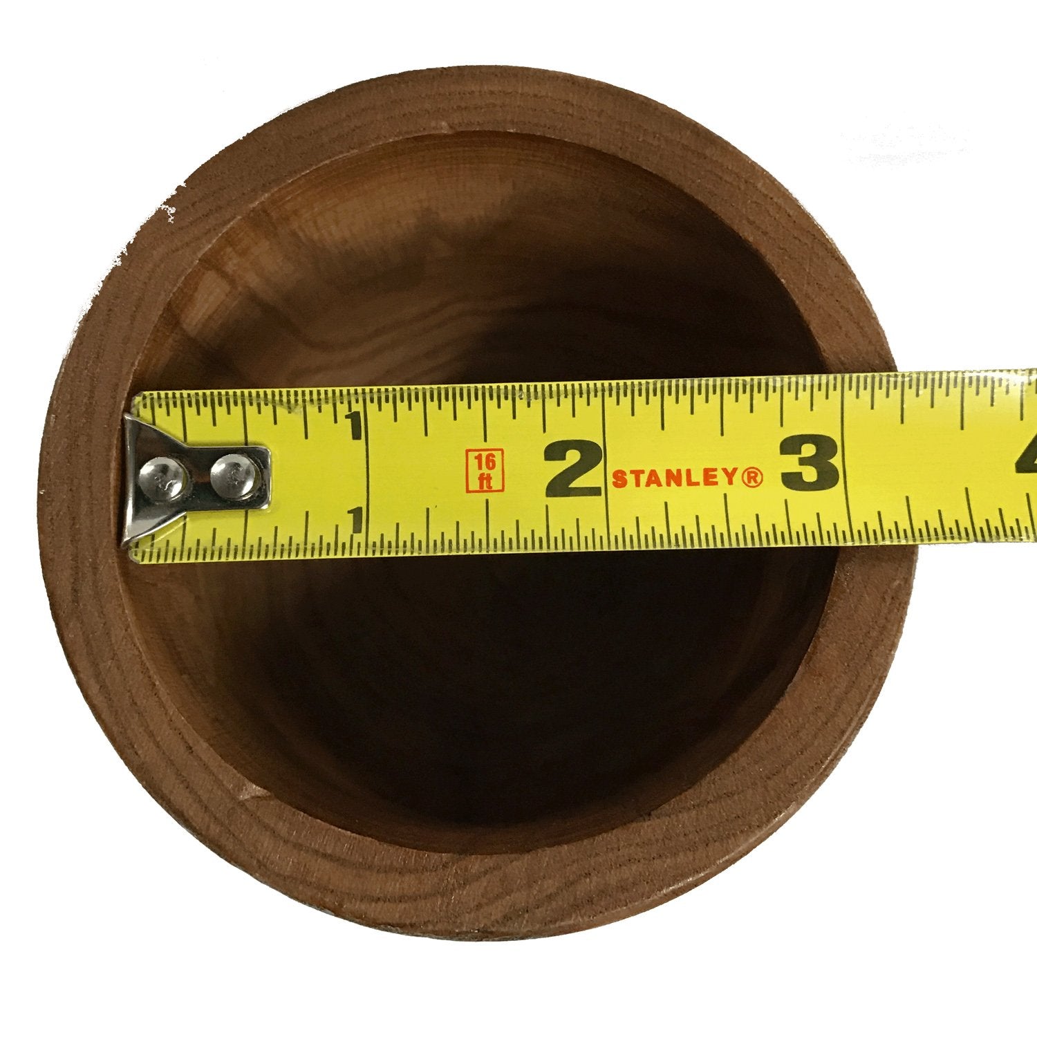 Wooden Mortar Puerto Rico Small Size 5'' X 3 3/4''
