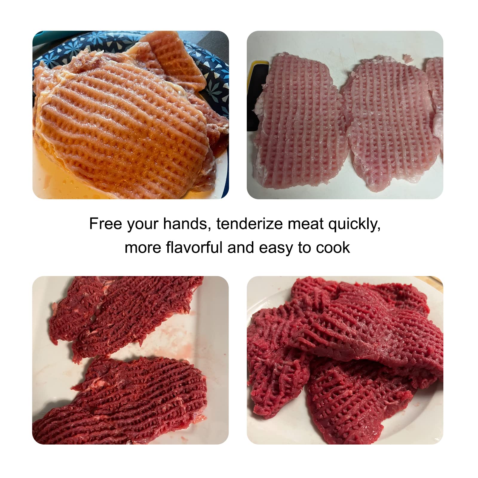 [Upgrade] Meat Tenderizer Attachment For All Kitchenaid Household Stand Mixers- Mixers Accesssories Meat Tenderizers No More Jam