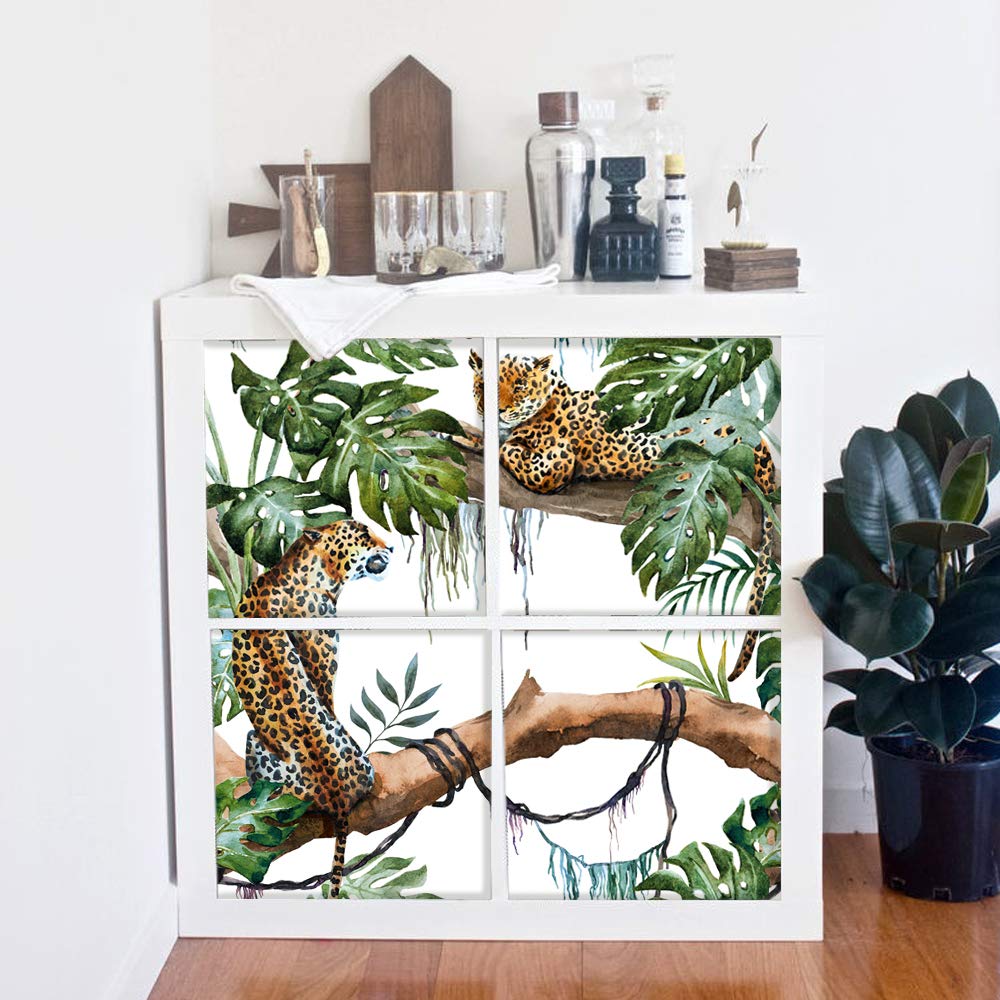 Self-Adhesive Dresser Sticker, Peel And Stick Furniture Skin, Removable Shelf Unit Decals Sticker (004, Expedit/Kallax)