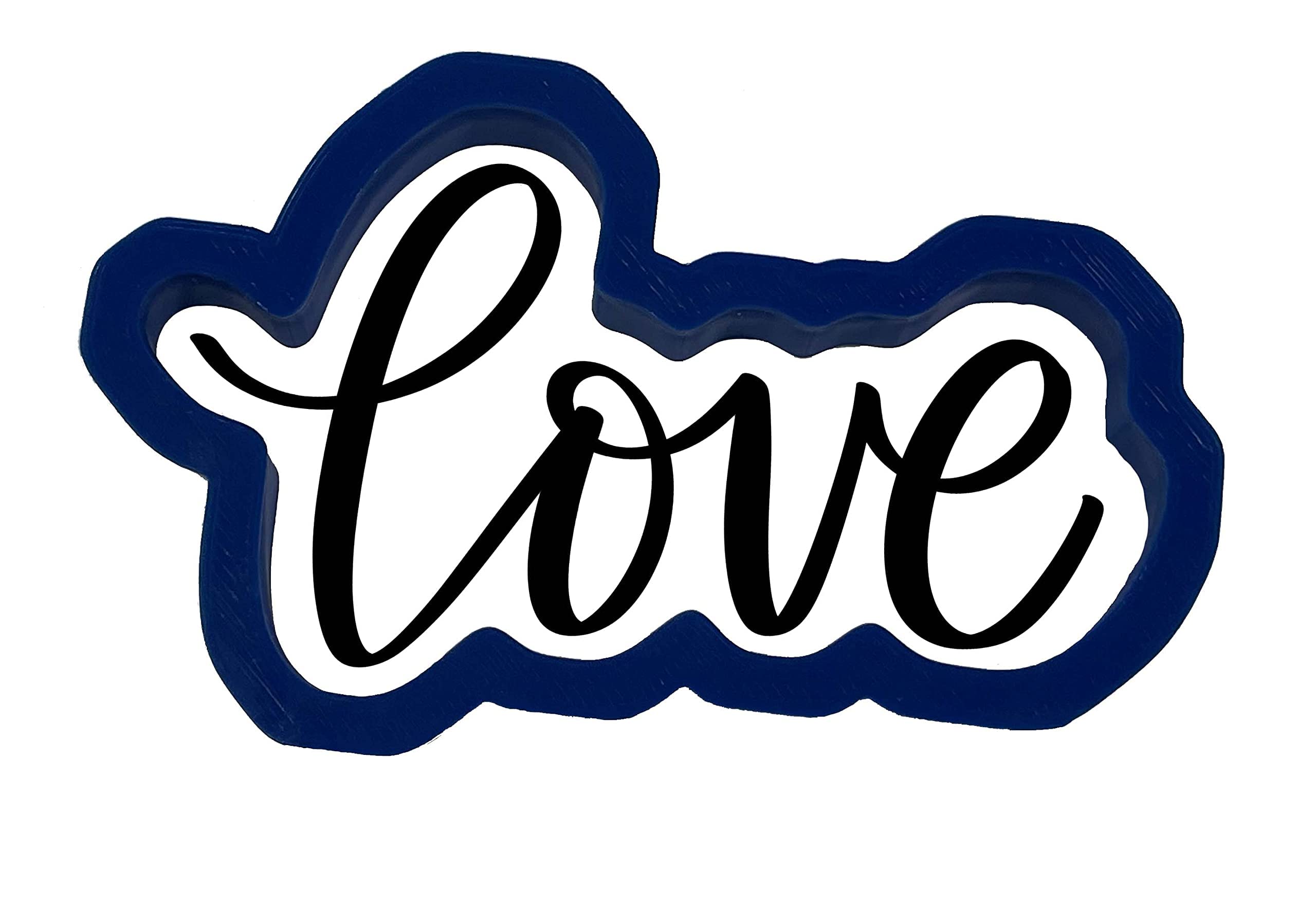 Love Word Outline Cookie Cutter (5 Inch)