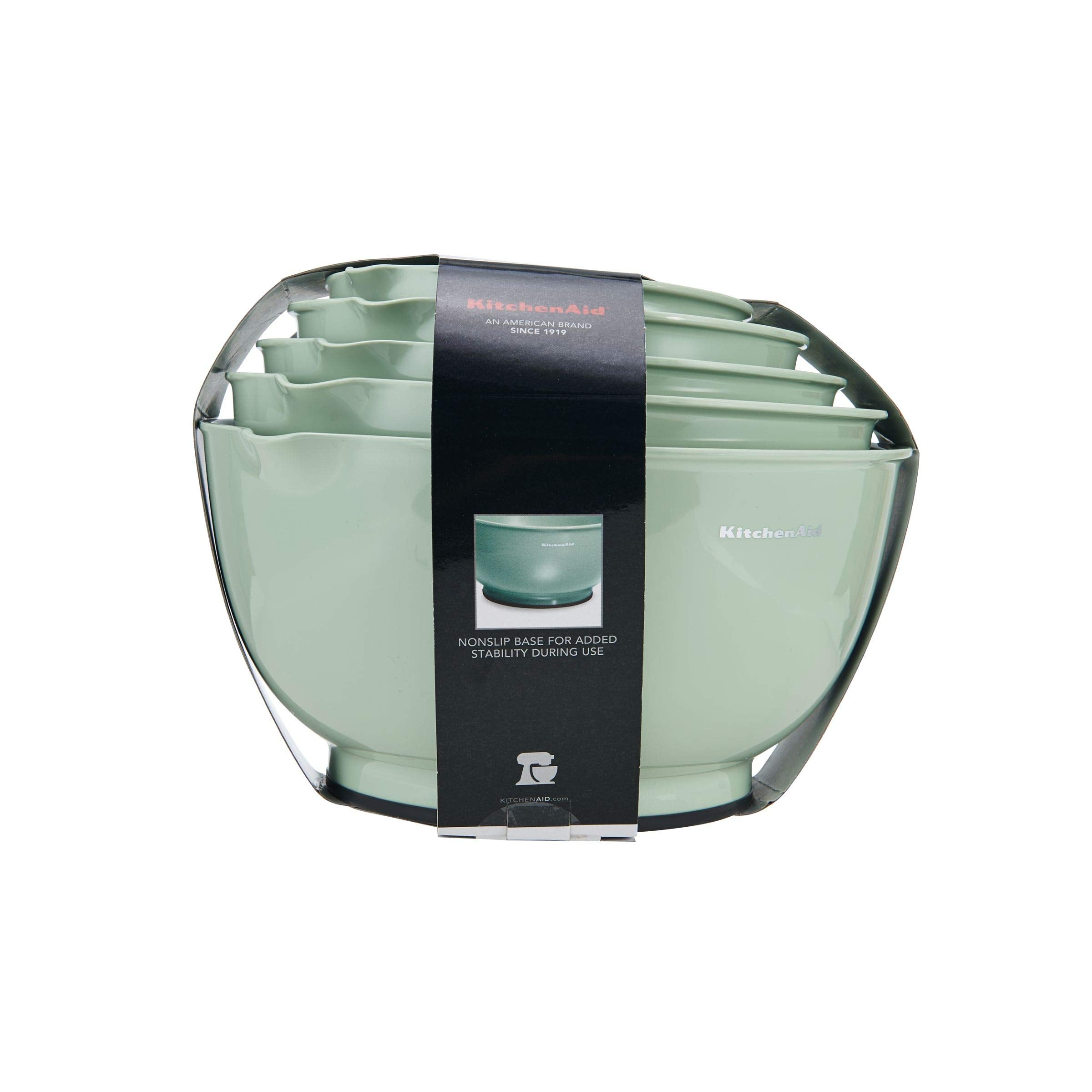 Kitchenaid - Ke178Ospia Kitchenaid Classic Mixing Bowls, Set Of 5, Pistachio