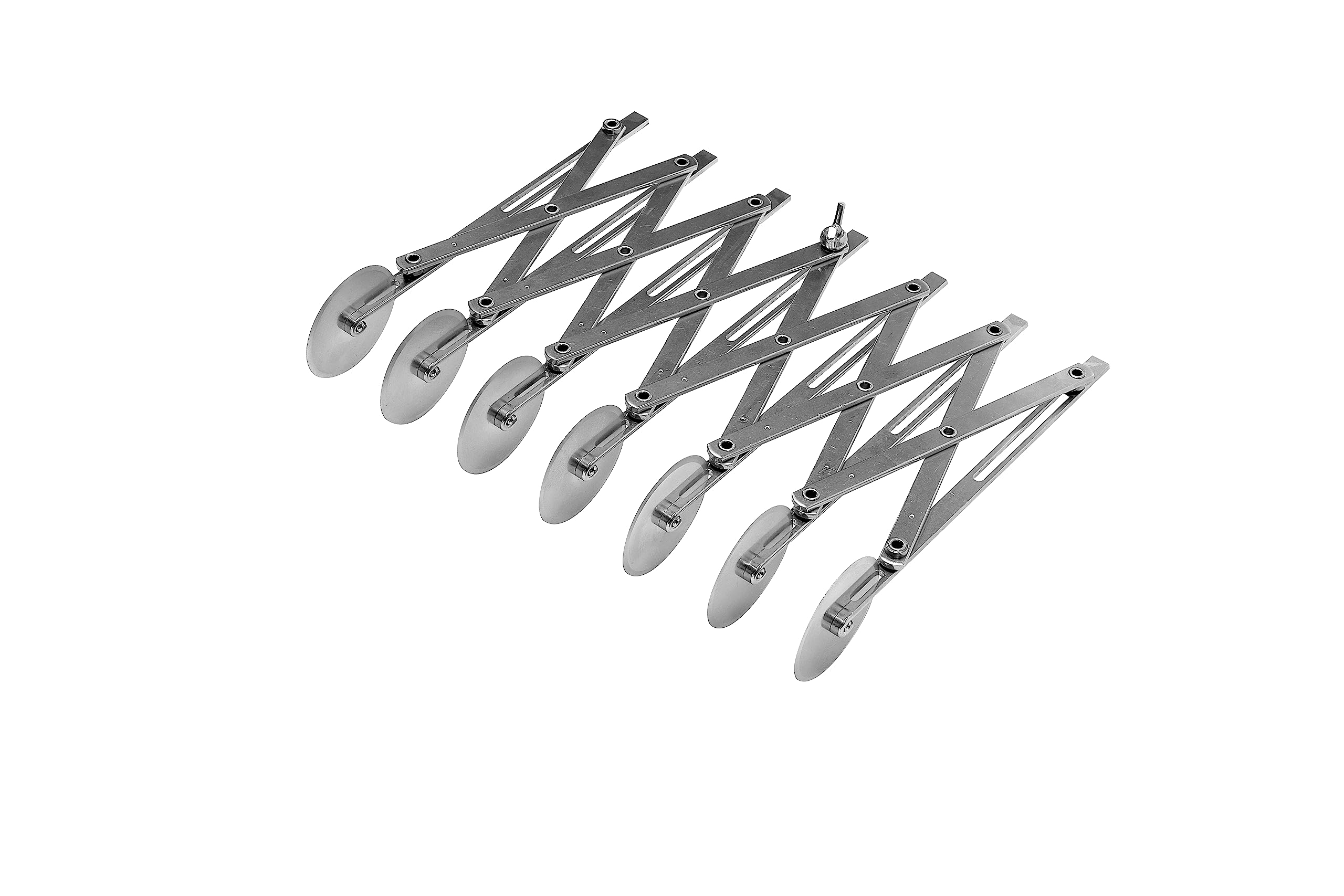 Ateco 7 Wheel Stainless Steel Cutter, 2 1/8 Inch Wheels