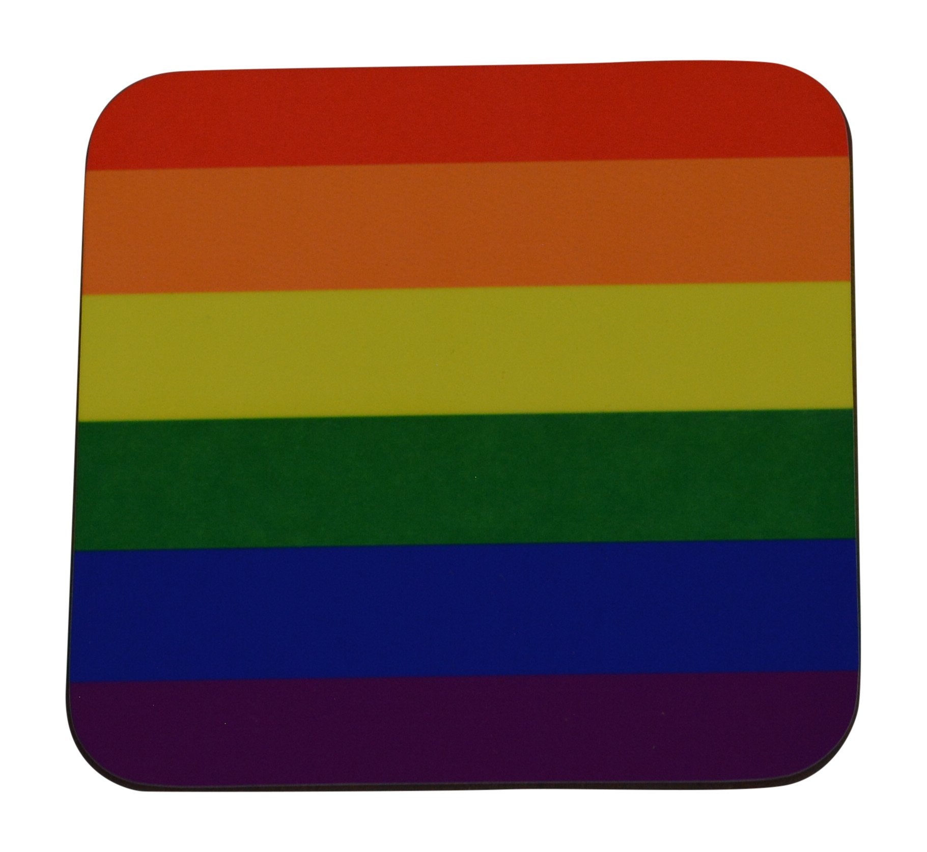 Rogue River Tactical Lgbt Rainbow Flag Drink Coaster Set Gift Home Kitchen Bar Barware Gay Pride