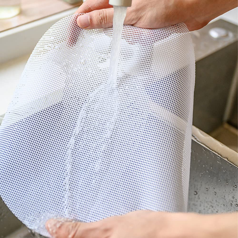 10 Pcs Silicone Steamer Mesh Mat 7 Inch Round Silicone Steamer Liners Mat Reusable Bun Steamer Pad Non-Stick Dim Sum Mesh For Ho