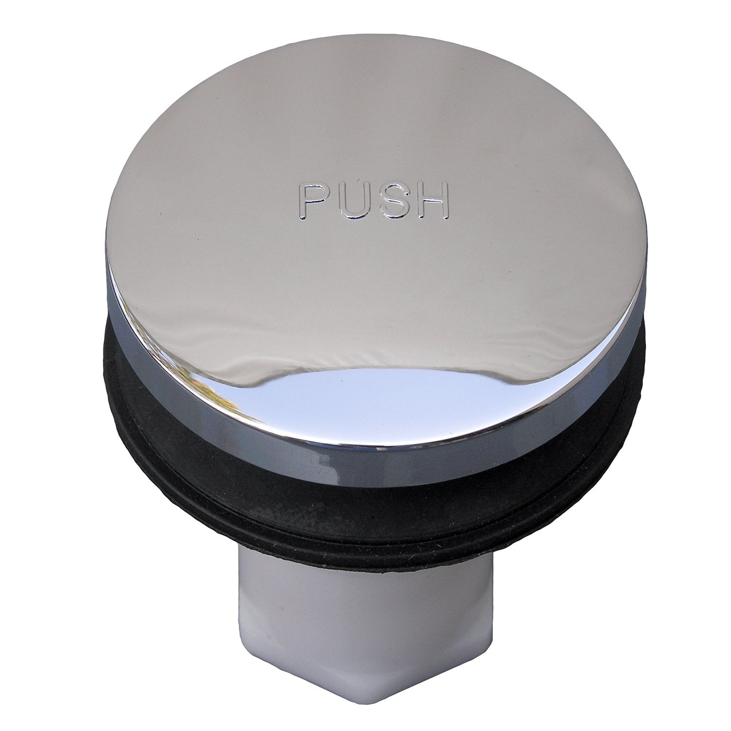 Lasco 03-4901 Tip-Toe Style, 5/16-Inch Thread X 2'' Bathtub Drain Stopper, Chrome Plated