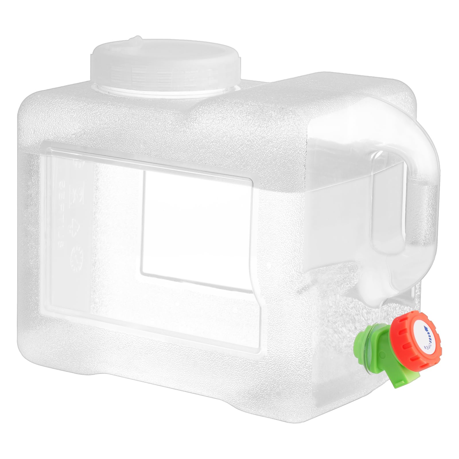 Drink Water Dispenser for Fridge  2 Gallon Beverage Dispenser with LeakProof Spigot, Portable Foodgrade Water Jug Container w