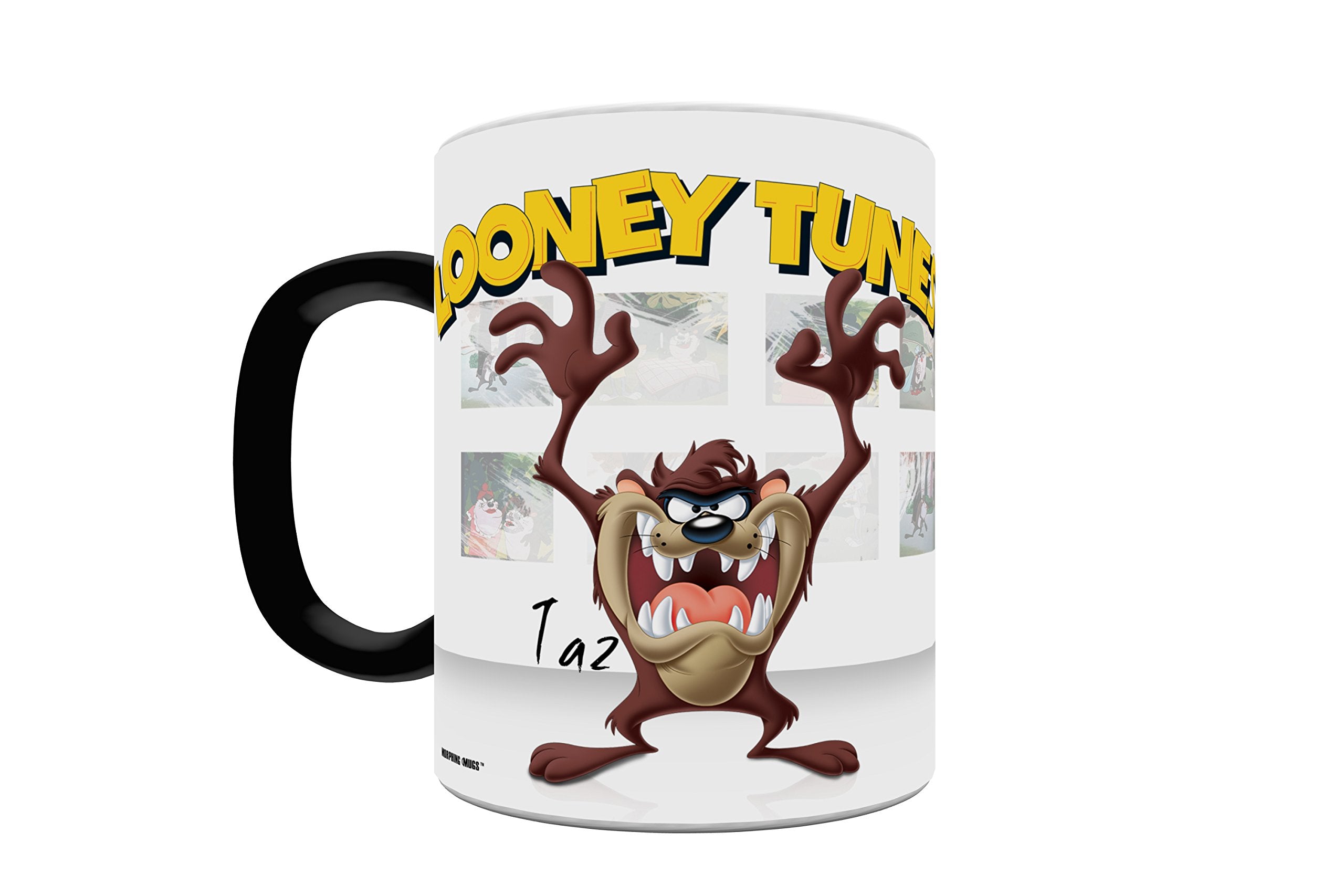 Morphing Mugs Looney Tunes Tazmanian Devil (Taz) Ceramic Mug, Black