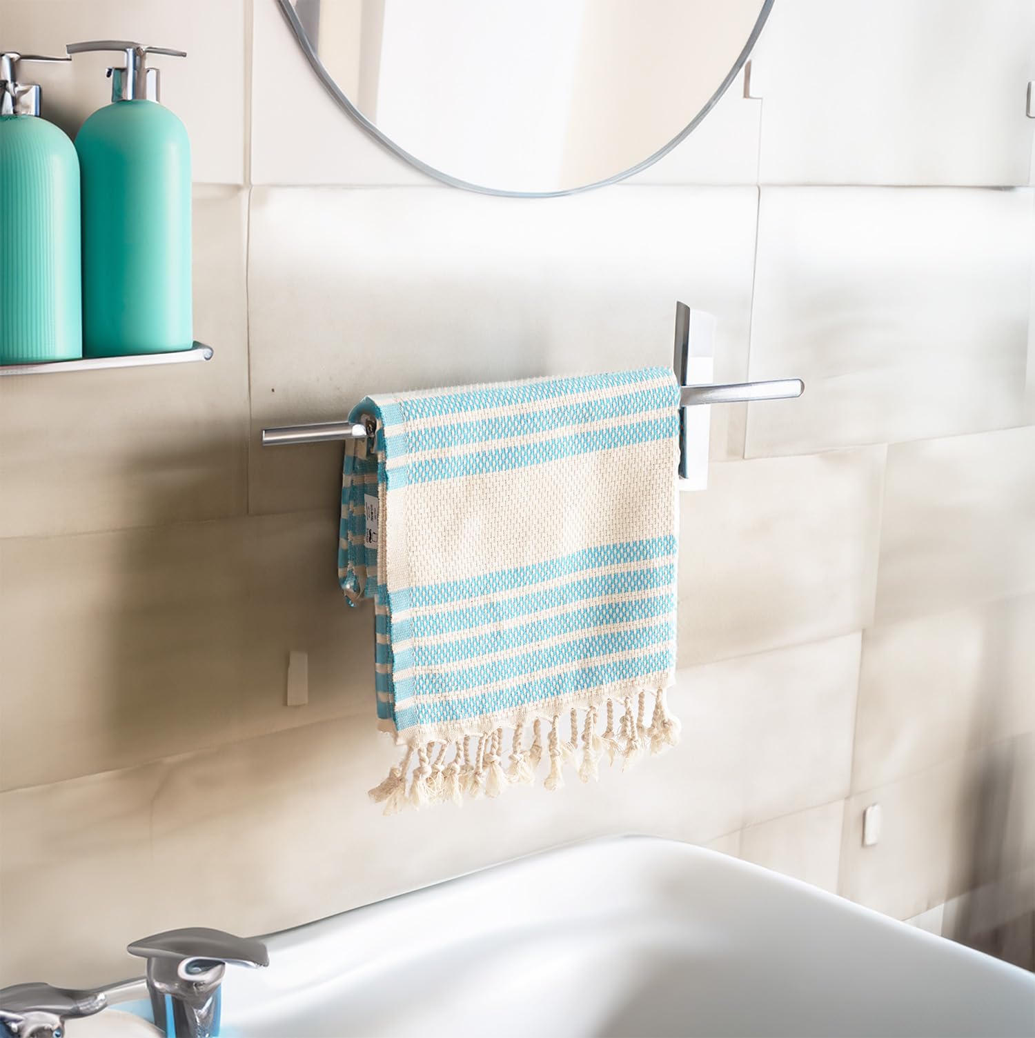 Bazaar Anatolia Turkish Hand Towels Set Of 2 Bathroom Towels 33X19 Inches 100% Cotton Bath Kitchen Towels With Hanging Loop Boho