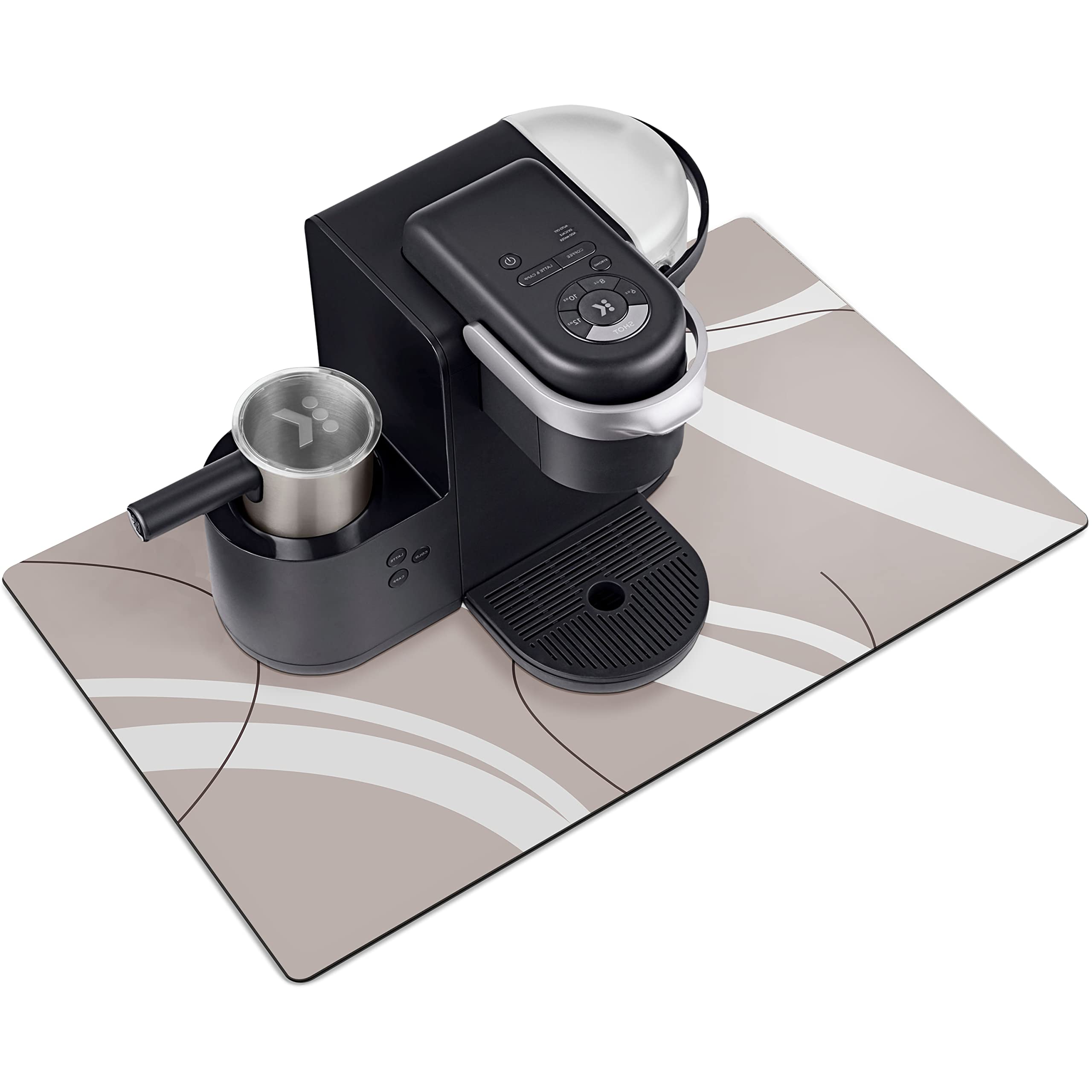 Golener Thick Mat For Coffee Maker,Water Collection Coffee Mat,No-Slip Mats For Small Appliances - Coffee Makers, Blenders, Stan
