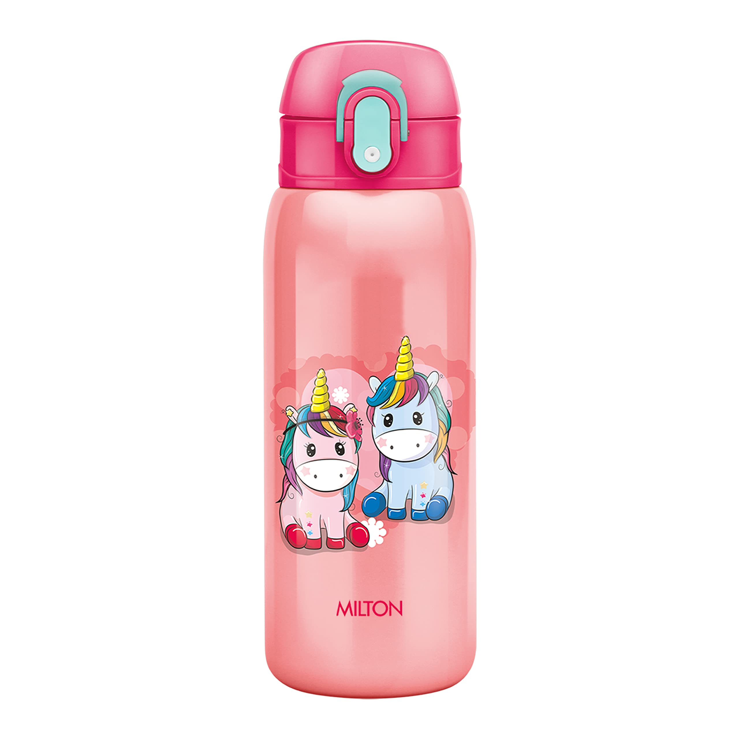 Milton Jolly 475 Thermosteel Kids Hot And Cold Water Bottle, 390 Ml, Pink