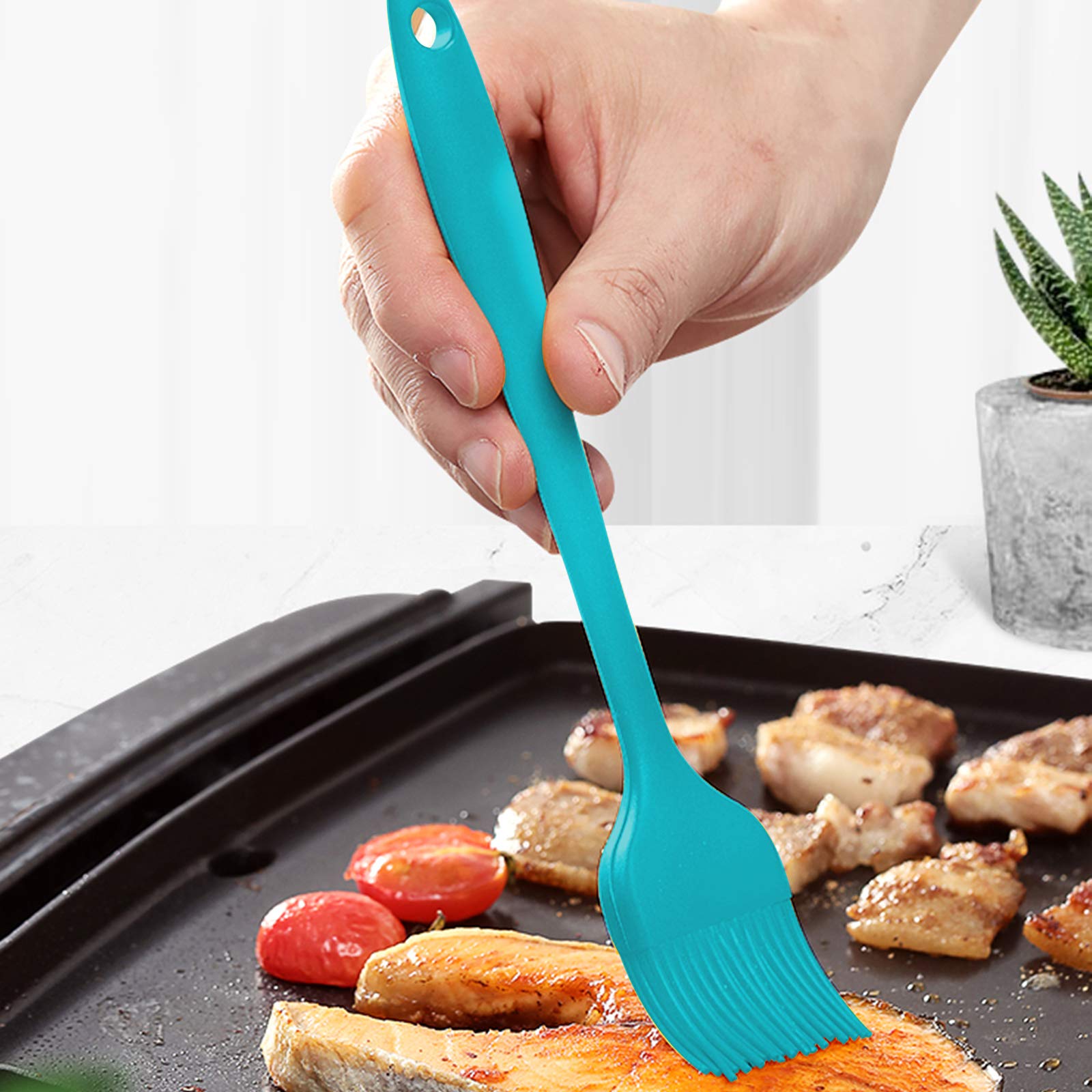 Marinade Injector Syringe And Brushes Set, Meat Injector Syringe With 3 Professional Marinade Injector Needles, Creates Tender M