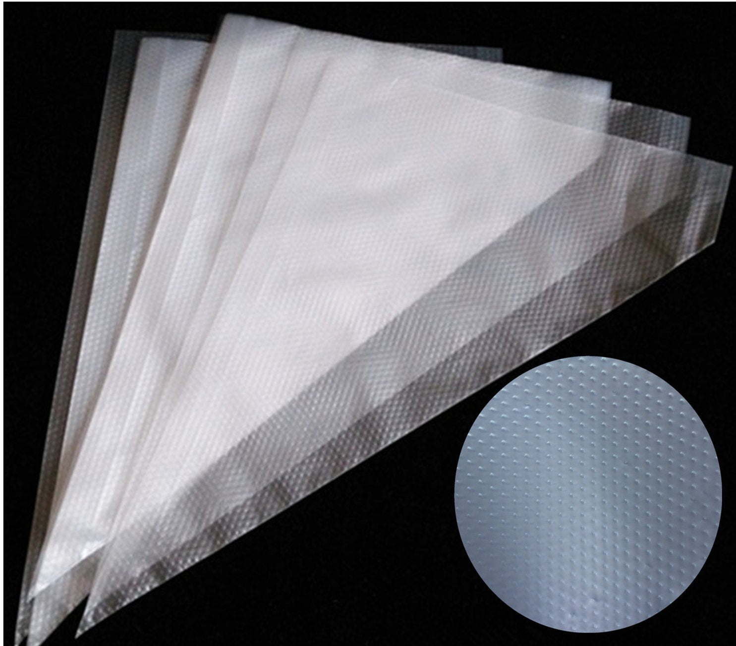 Thickened 100Pcs/Set Disposable Pastry Bag Icing Piping Bag Cake Cupcake Decorating Bags (12Inch Thickened)