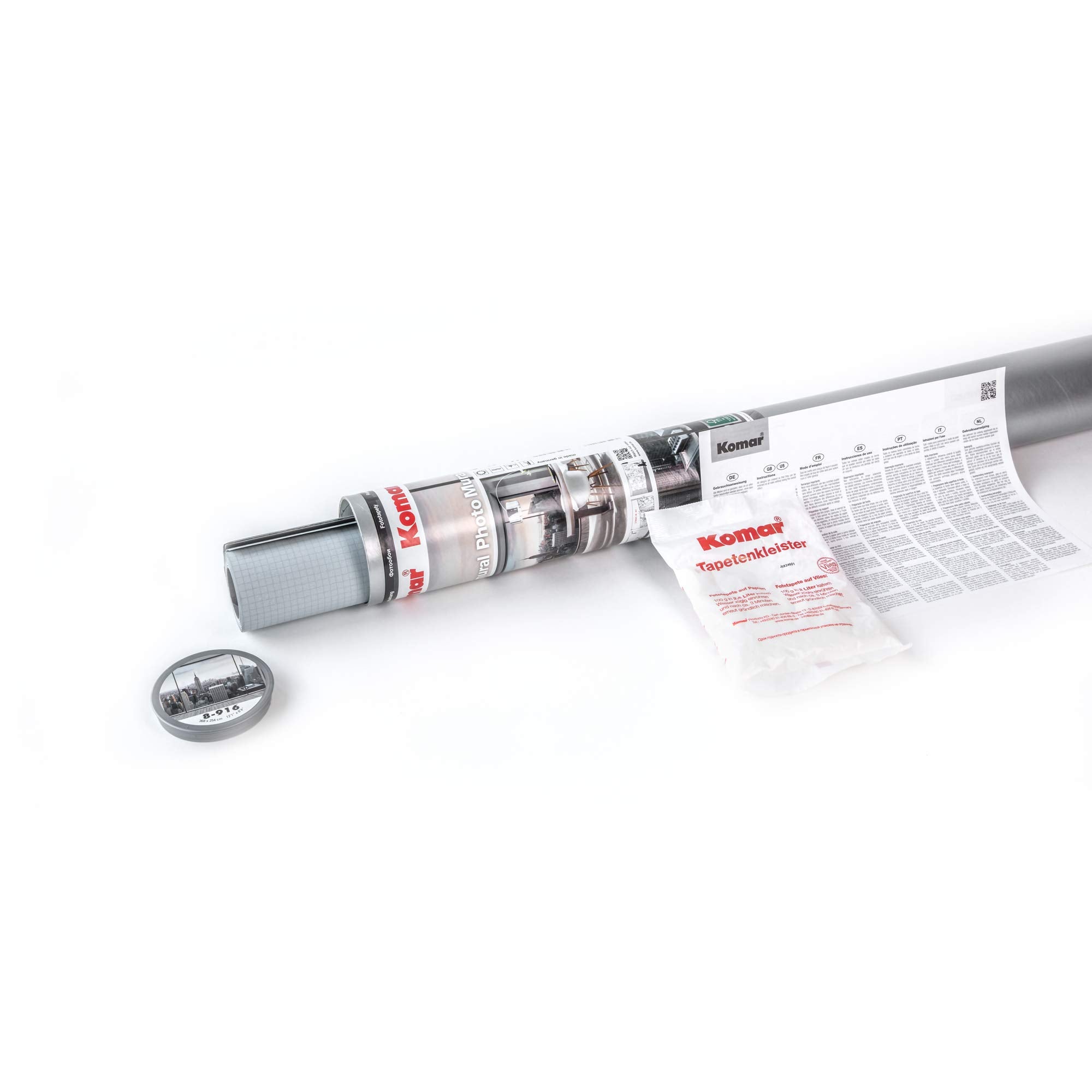 Komar 8-999 Still Life Wall Mural, Black