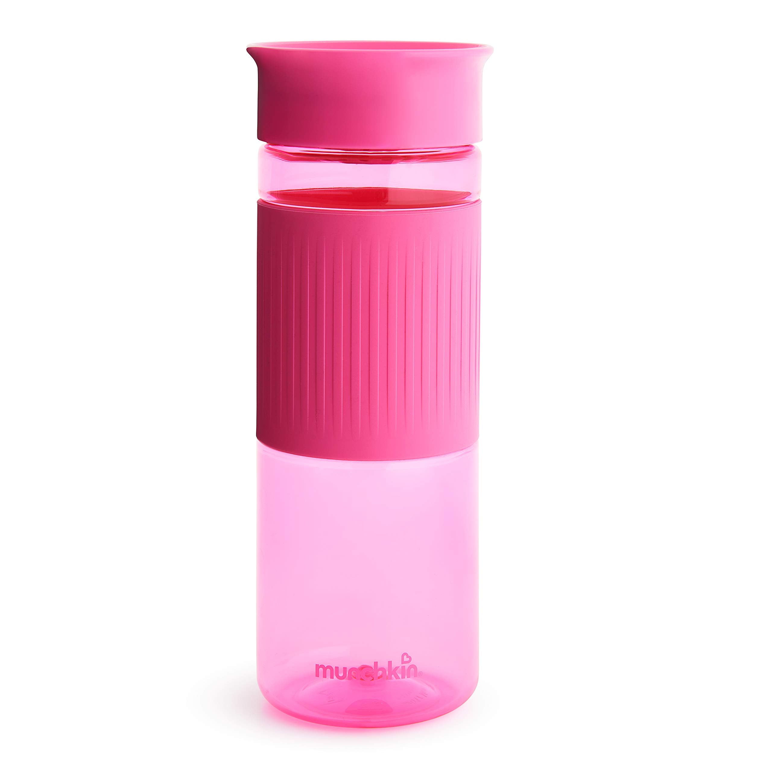 Munchkin Miracle 360 Spill Proof Sippy Cup, 24 Ounce, Pink - Great For Toddlers, Big Kids Or Adults