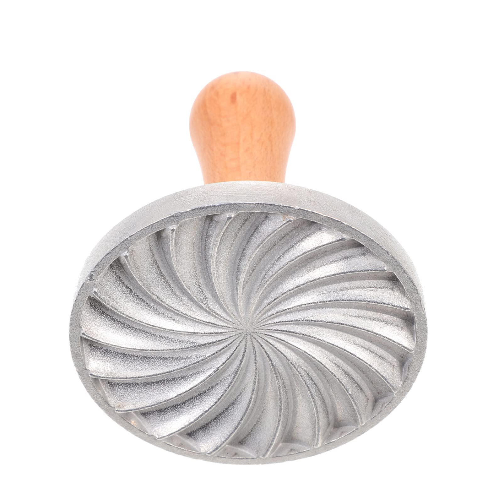 Cookie Stamps Zinc Alloy Thumbprint Cookie Stamps with Wooden Handle Cute Cutter Mold for Baking Biscuits Pastry Fondant Embosse