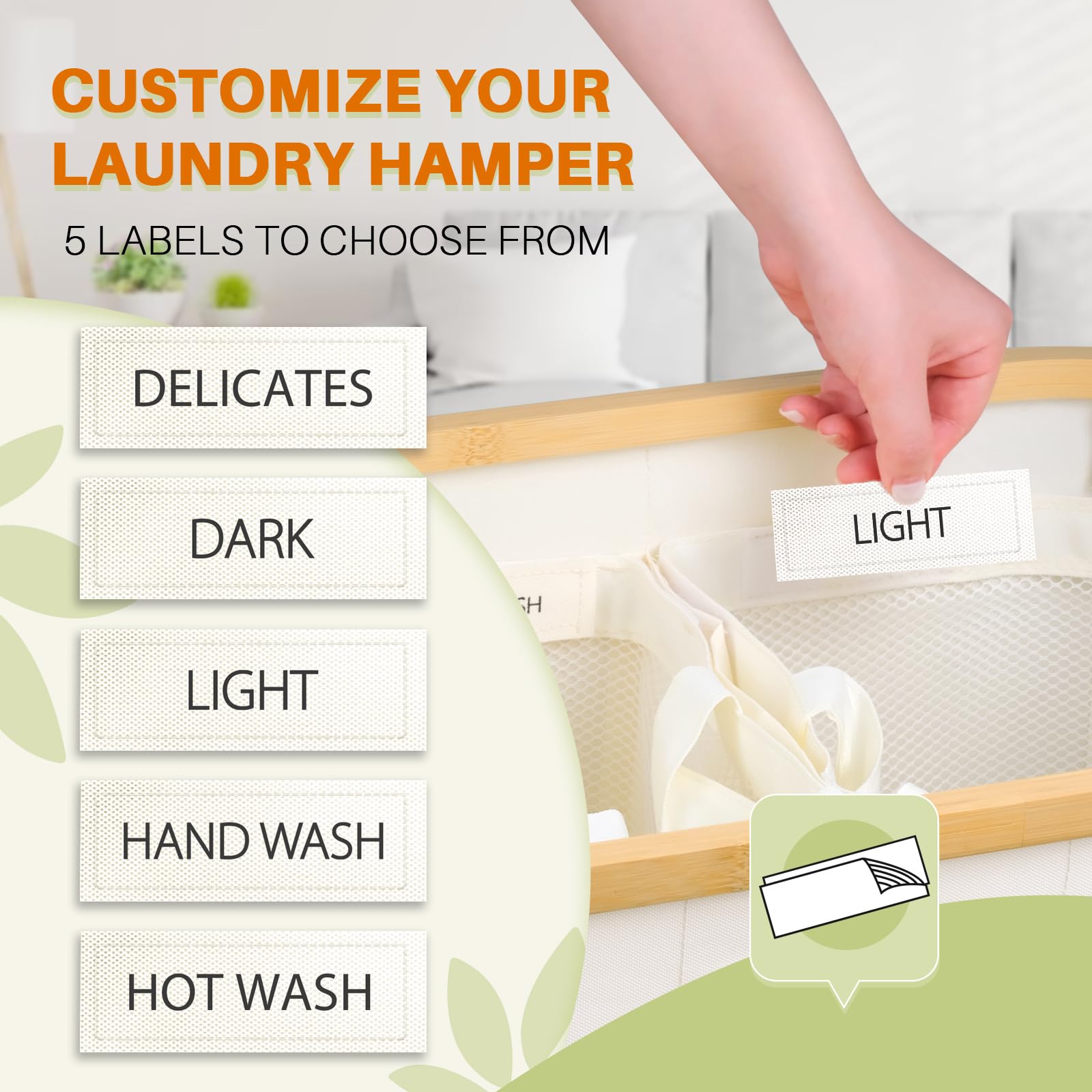 Laundry Hamper With Lid, 160L Clothes Hamper For Laundry Basket 3Section, Large Laundry Hamper With Removable Bags Foldable Laun