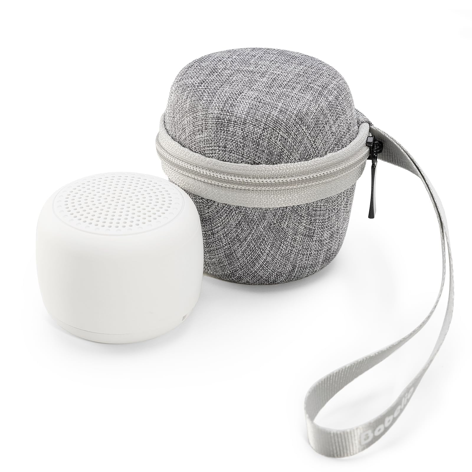 Babelio Portable White Noise Machine + Travel Case in Grey  for Adults Kids Baby