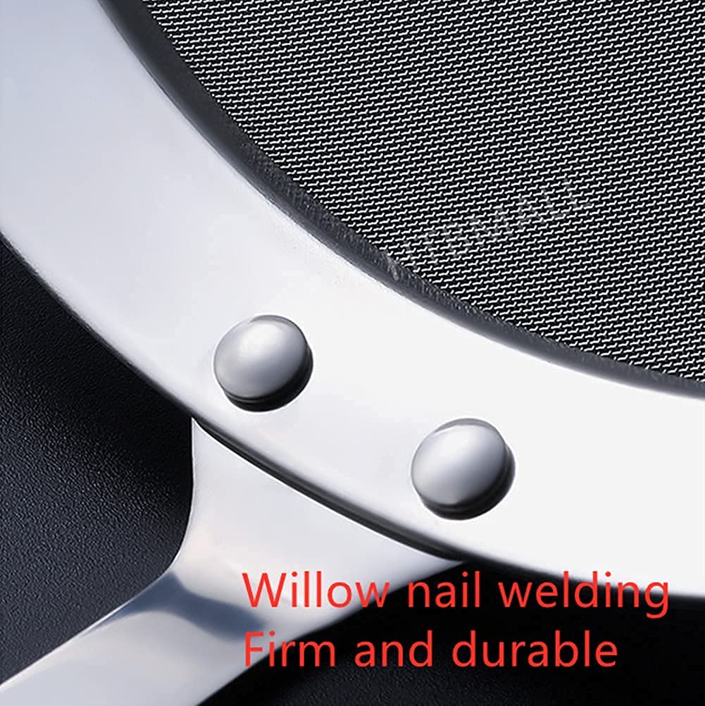 Skimmer Spoon, Stainless Steel Spider Strainer Skimmer Spoon Grease Fine Mesh Strainer Skimmer Spoons For Cooking Frying Skimmin