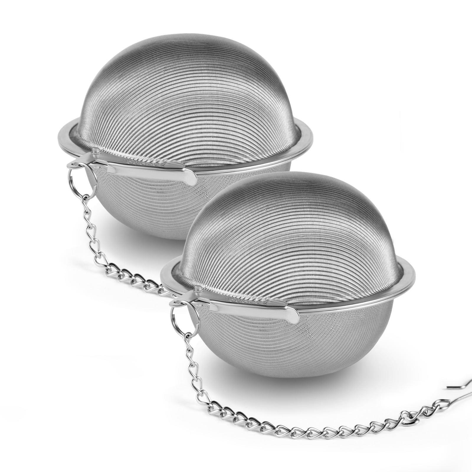 Blyenea 304 Stainless Steel Tea Ball Tea Holder Tea Infuser (Large x 2)