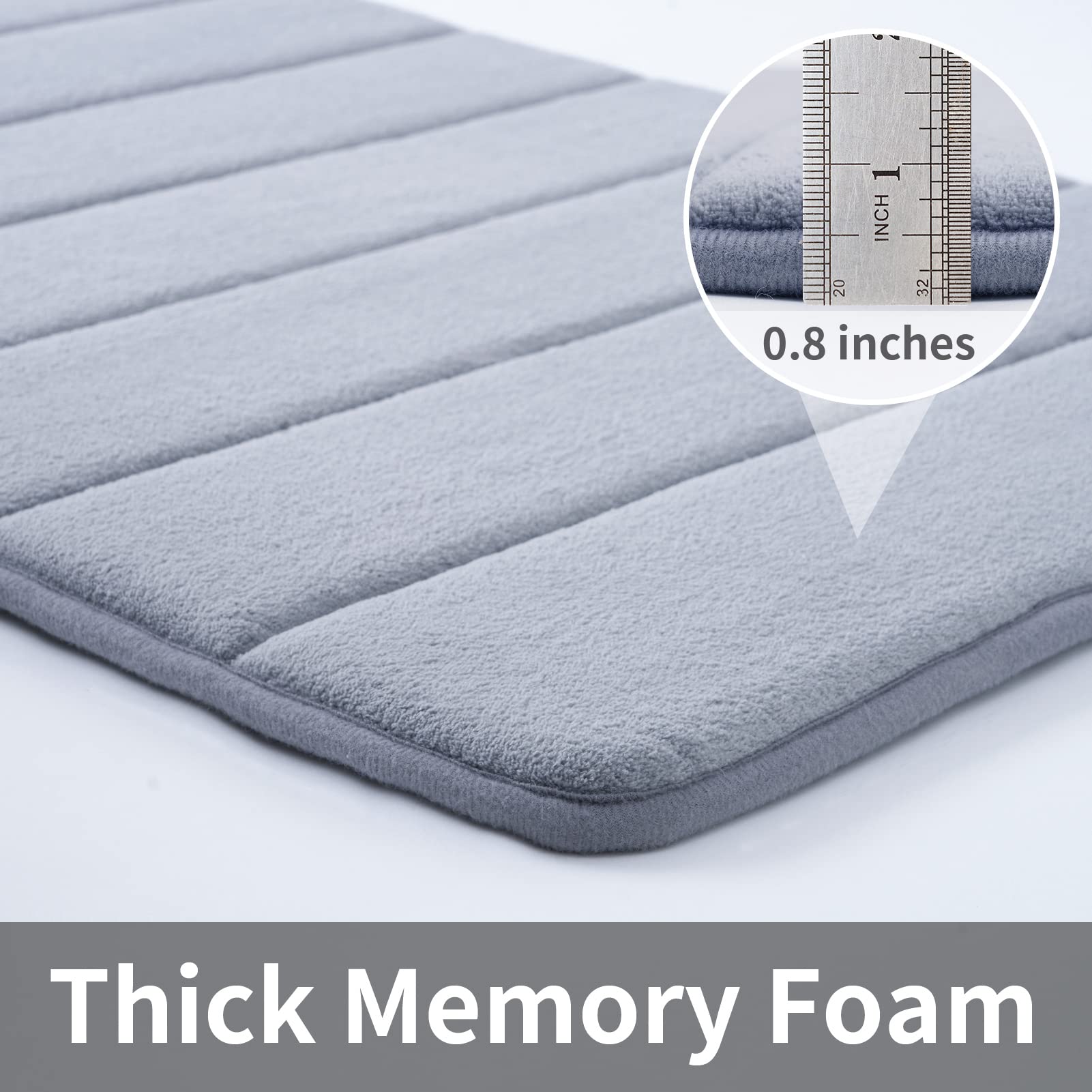 ROSMARUS Memory Foam Bath Mat 17