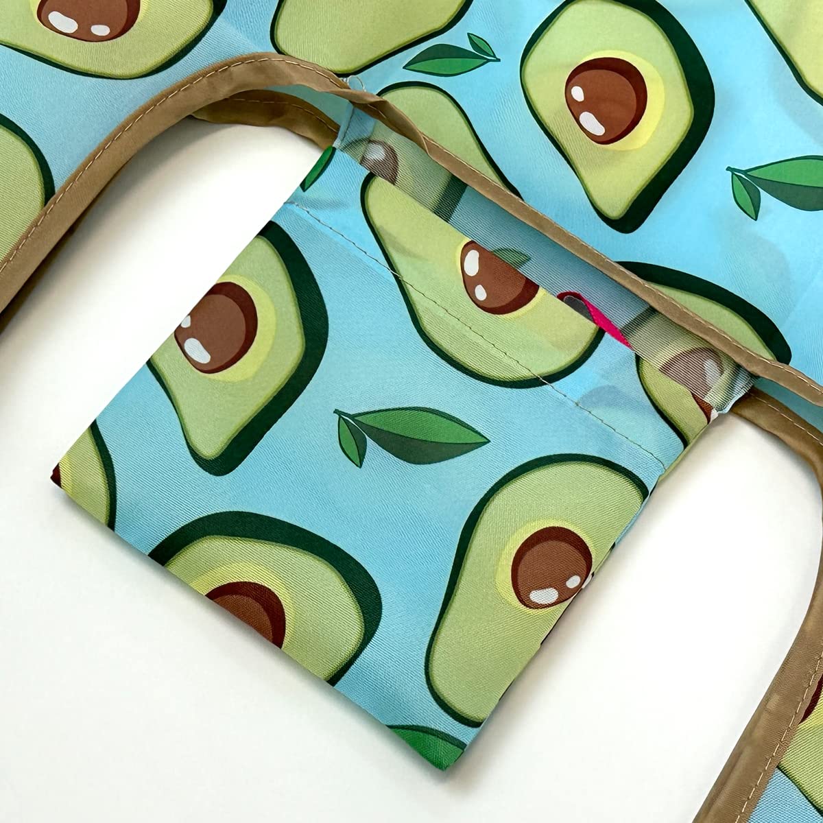 Wrapables Jolibag Collection Reusable Shopping Bag (Set Of 2), Avocado