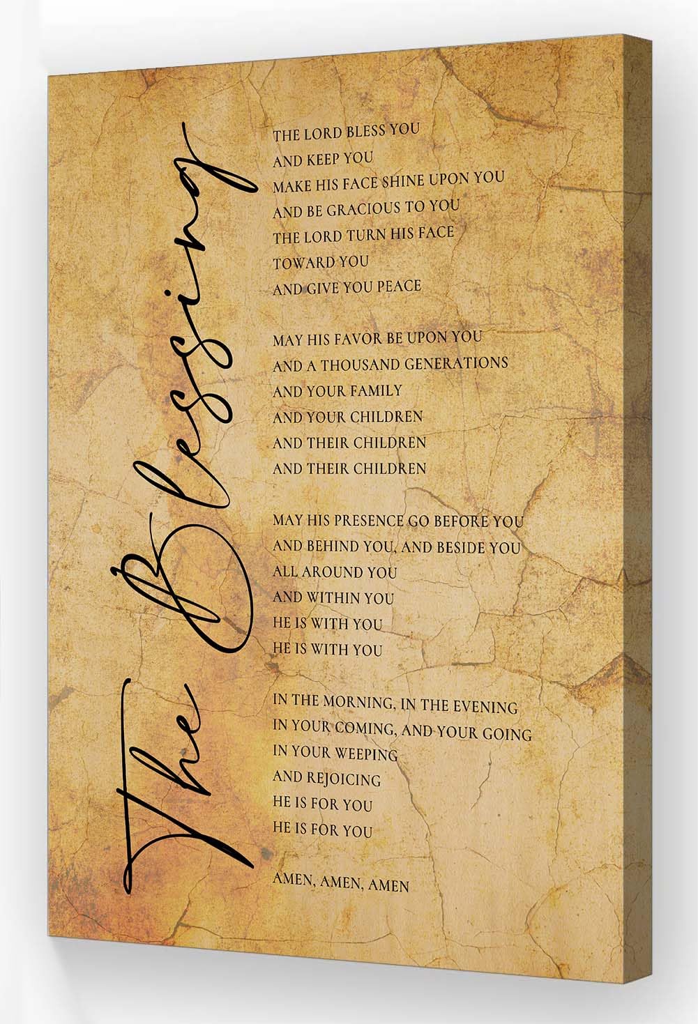 Numbers 6 24-26 Wall Art Bible Verse Poster Framed Quotes Wall Art May The Lord Bless You And Keep You Religious Inspirational S