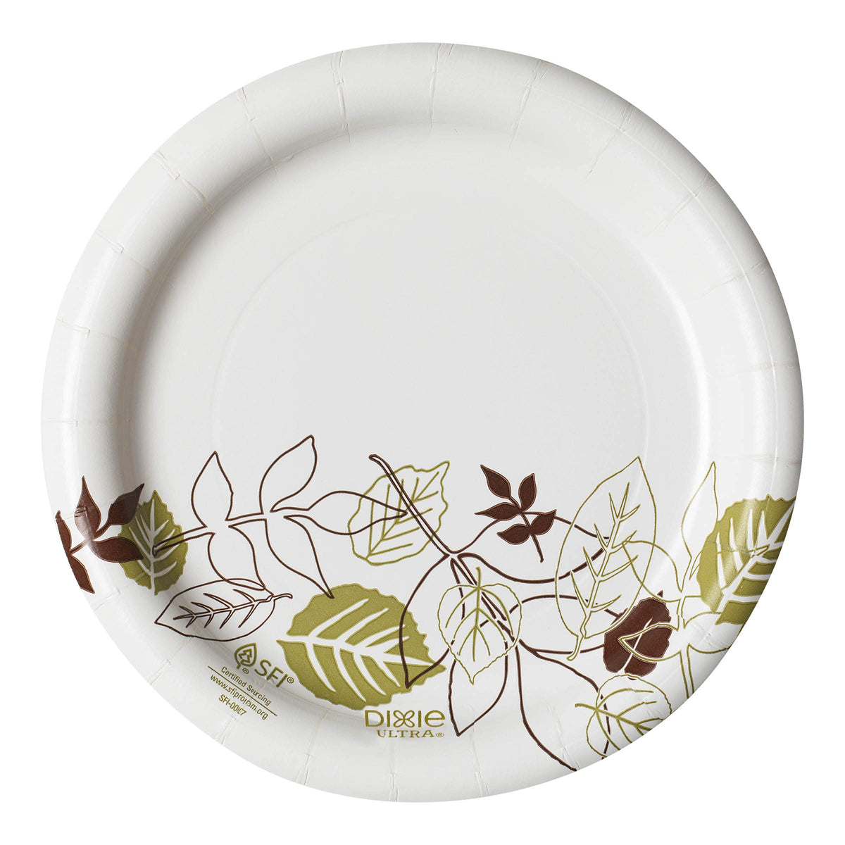 Dixie 6.875 Medium-Weight Paper Plates By Gp Pro, Pathways Design, 500 Count (125 Disposable Plates Per Pack, 4 Packs Per Case