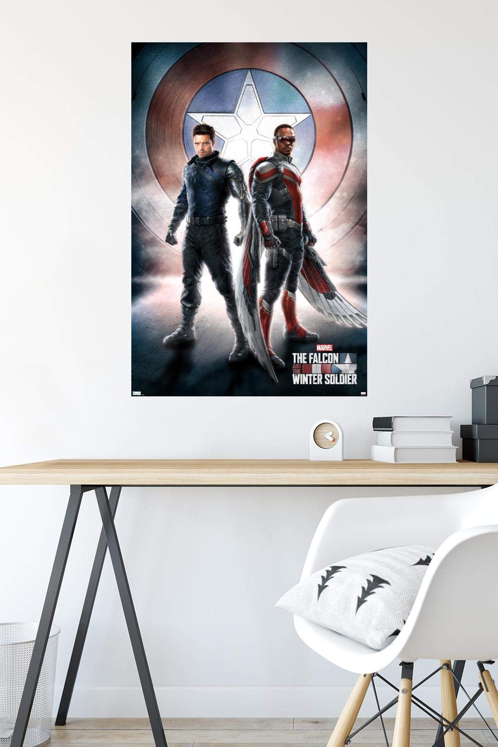 Trends International Marvel Television - Falcon And Winter Soldier - One Sheet Wall Poster, 22.375'' X 34'', Premium Unframed Ve