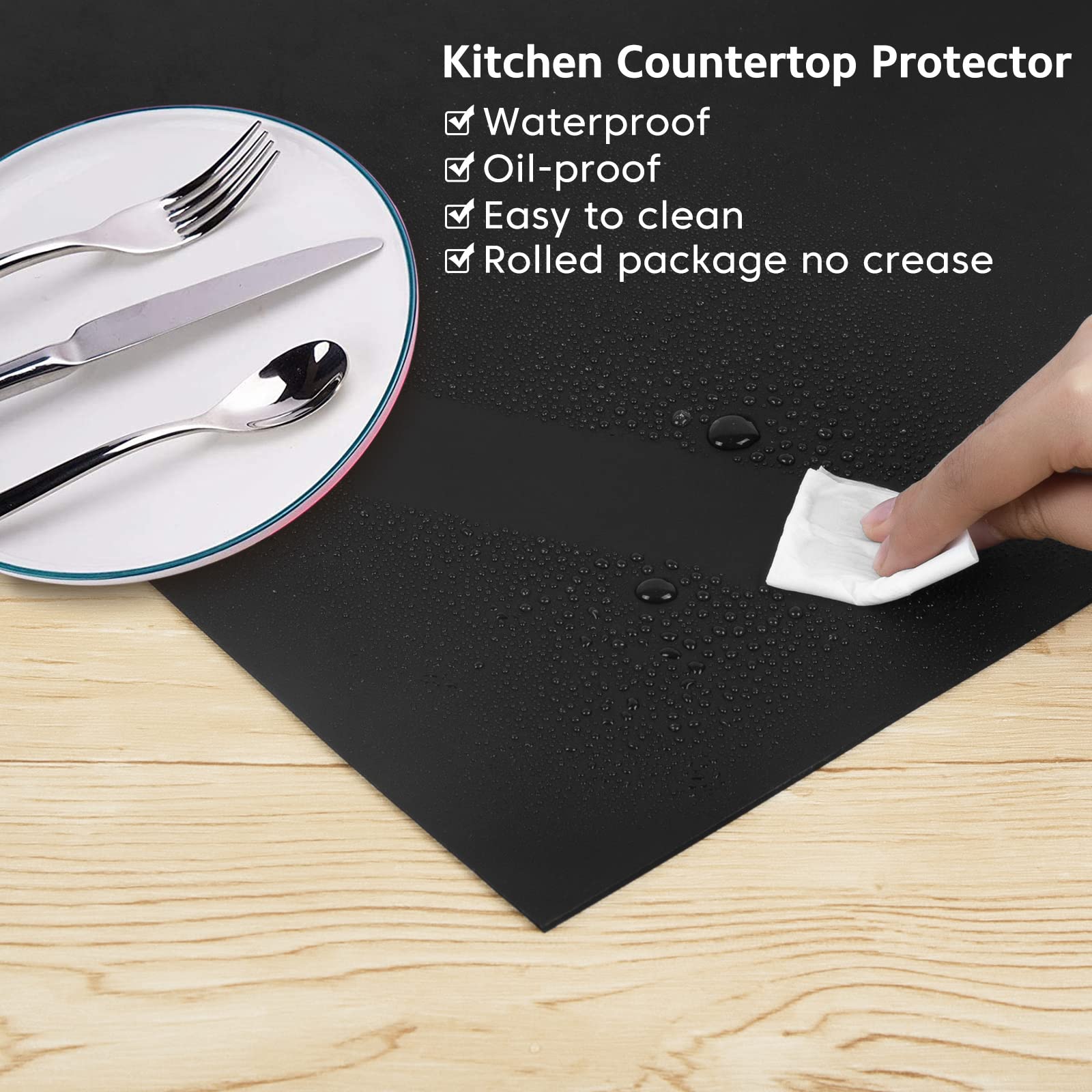 Silicone Mats For Kitchen Counter Thicker Extra Large Heat Resistant Mats Countertop Protector Liners For Bottom Of Oven Air Fry