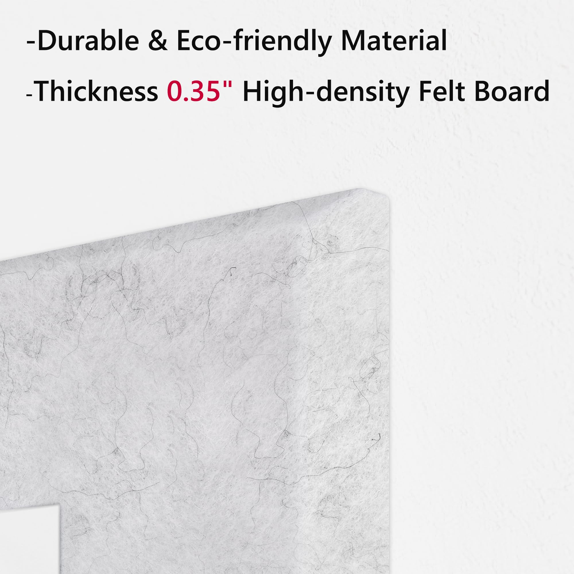 Neatsure Large Cork Board for Wall, 48 x 36 Bulletin Board with Pushpins, 12 Panels Felt Tiles Tack Push Pin Board for Office, S