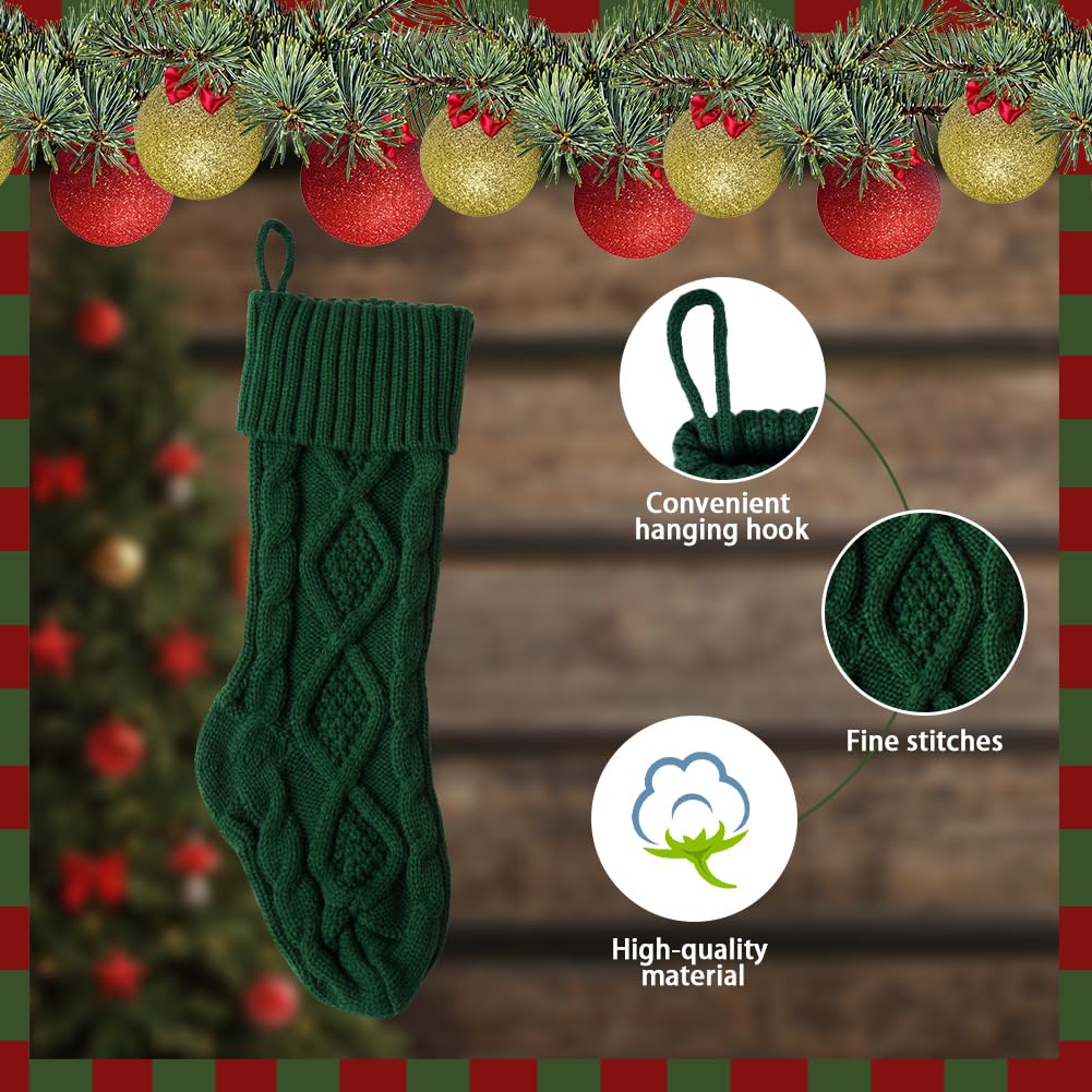 Meiosuns Christmas Stockings Cable Knit Stocking Christmas Decorations Goodie Bags Gift Fireplace Xmas Tree Stocking Ornaments f