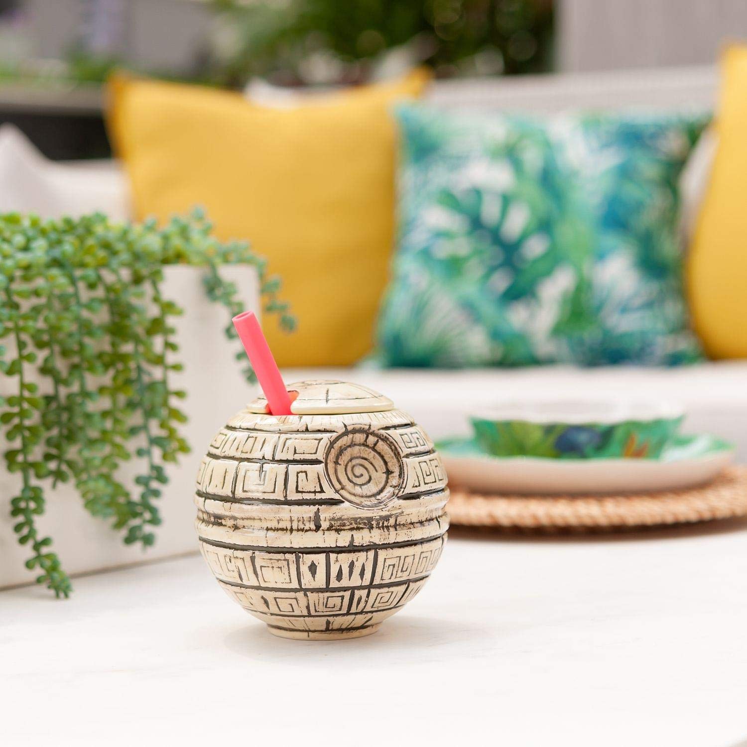 Geeki Tikis Star Wars Death Star Ceramic Mug, 24 Oz