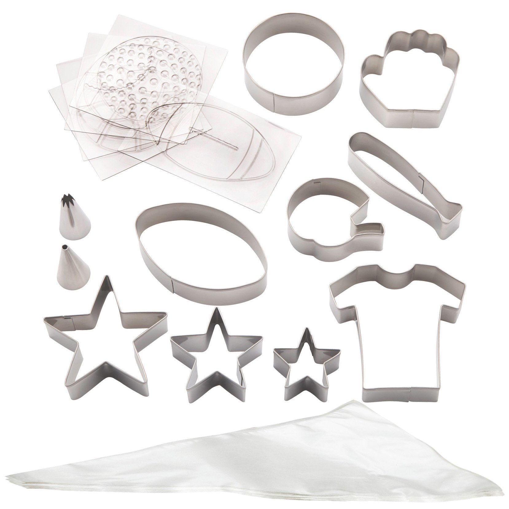 Cake Boss Cake Decorating Kit, Sports, Stainless Steel