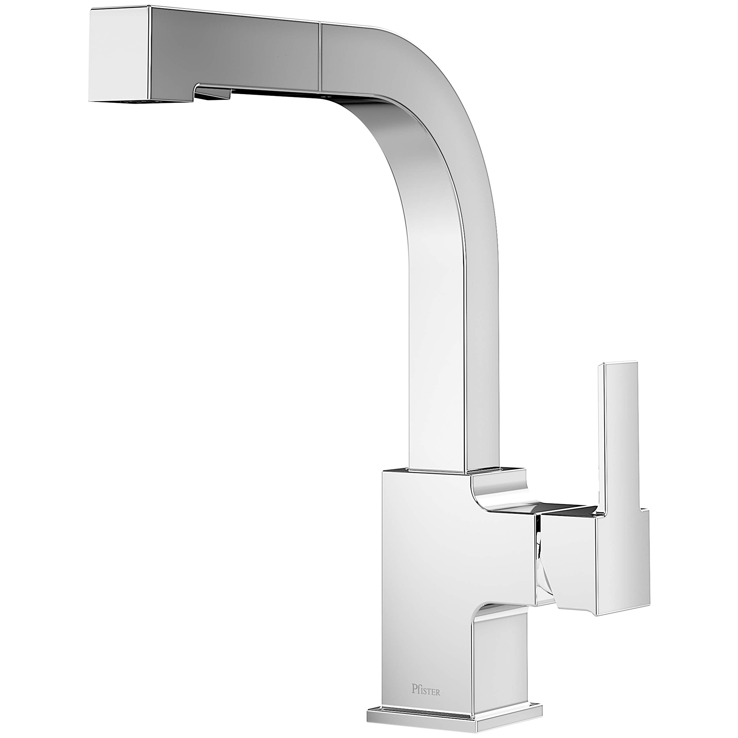 Pfister Lg534-Lpmc Arkitek Kitchen Faucet With Pull-Out Sprayhead, Polished Chrome