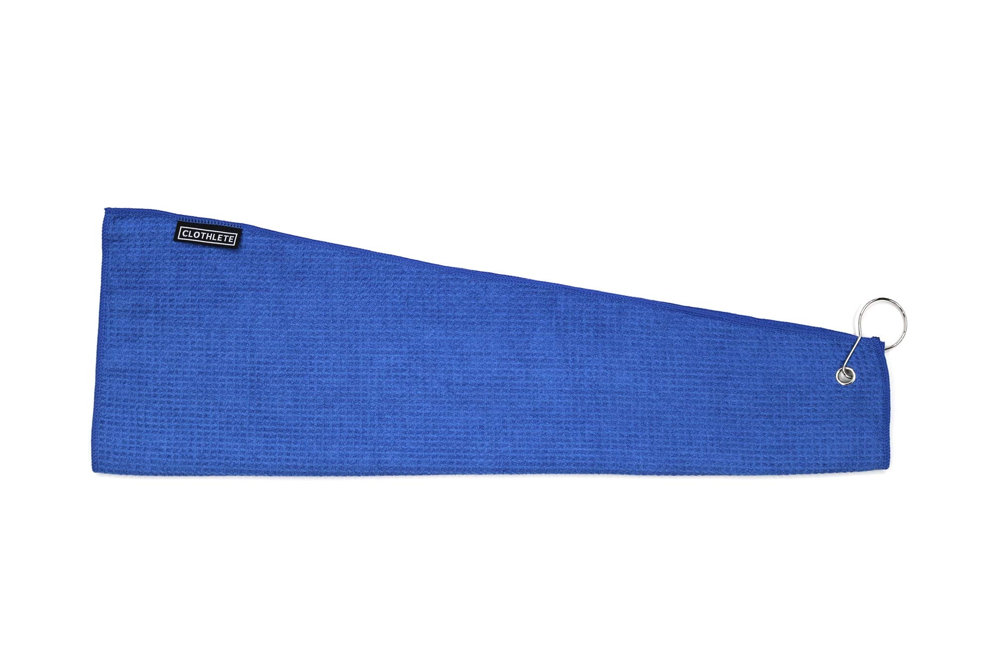 Clothlete Hook & Grommet Microfiber Golf Bag Towel 2 Pack (Blue)
