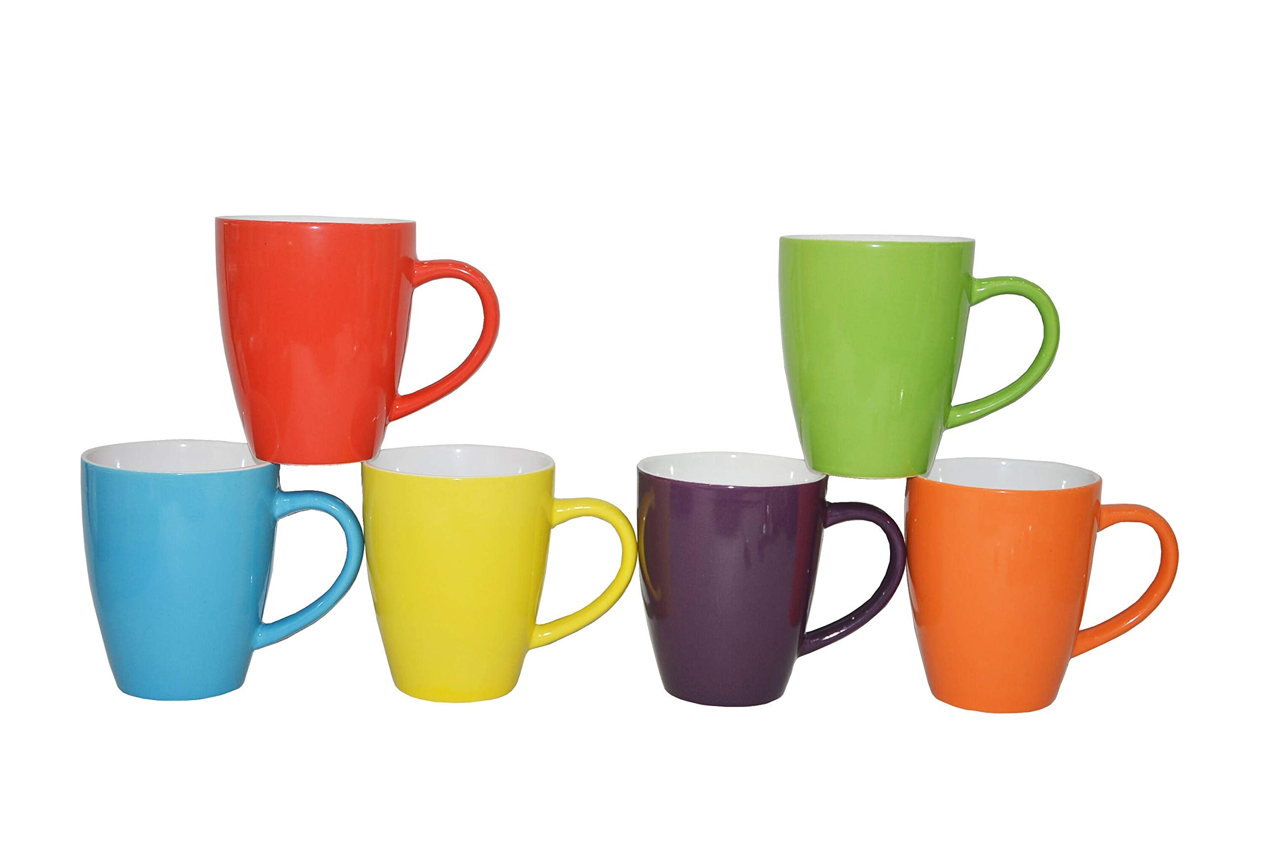 House 2 Home 7 Pc Coffee Mug Set & Stand (15 Oz)