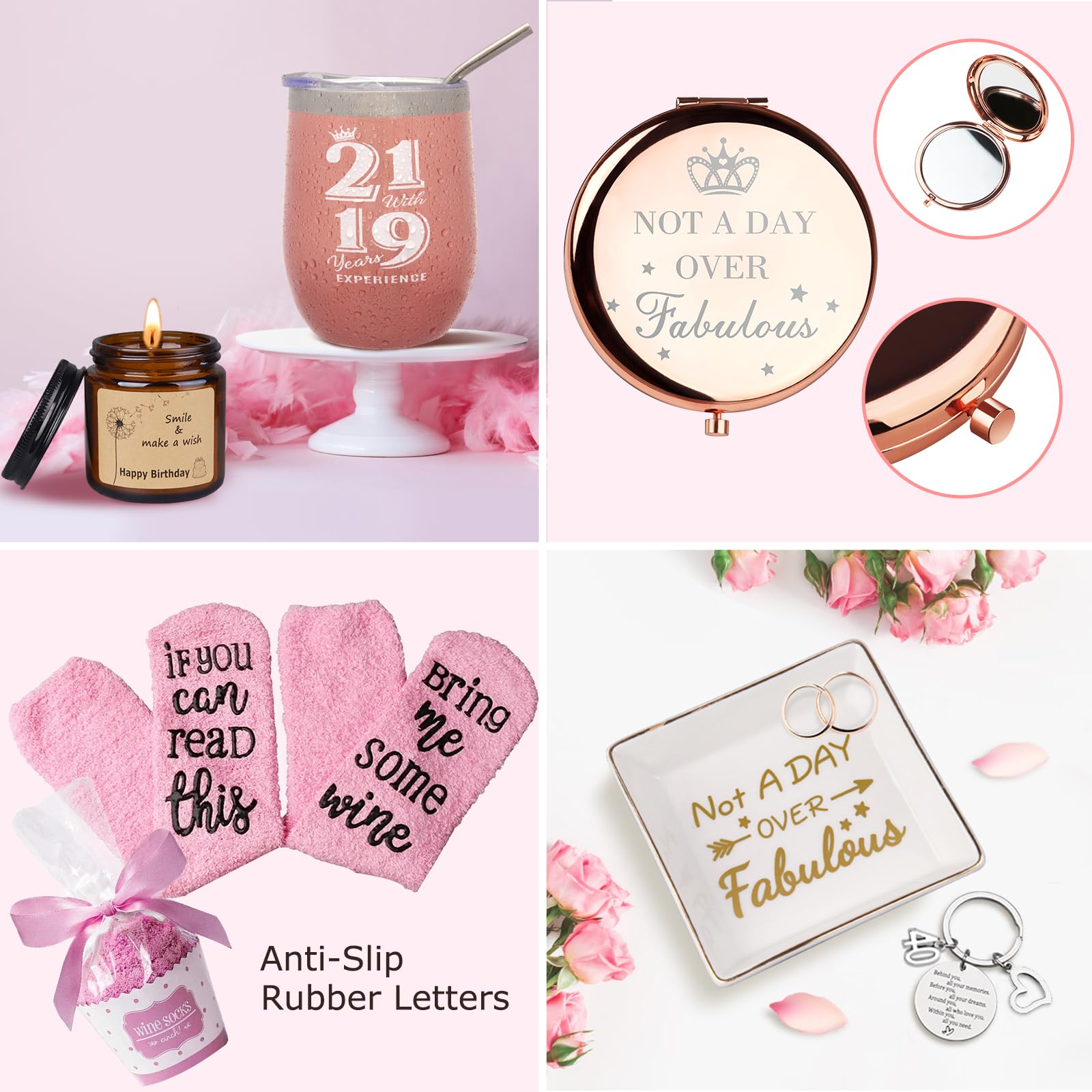 40Th Birthday Gifts For Women, Happy 40Th Birthday Gifts Basket For Her Best Friend Mom Sister Wife Coworker Turning 40, Gift Fo