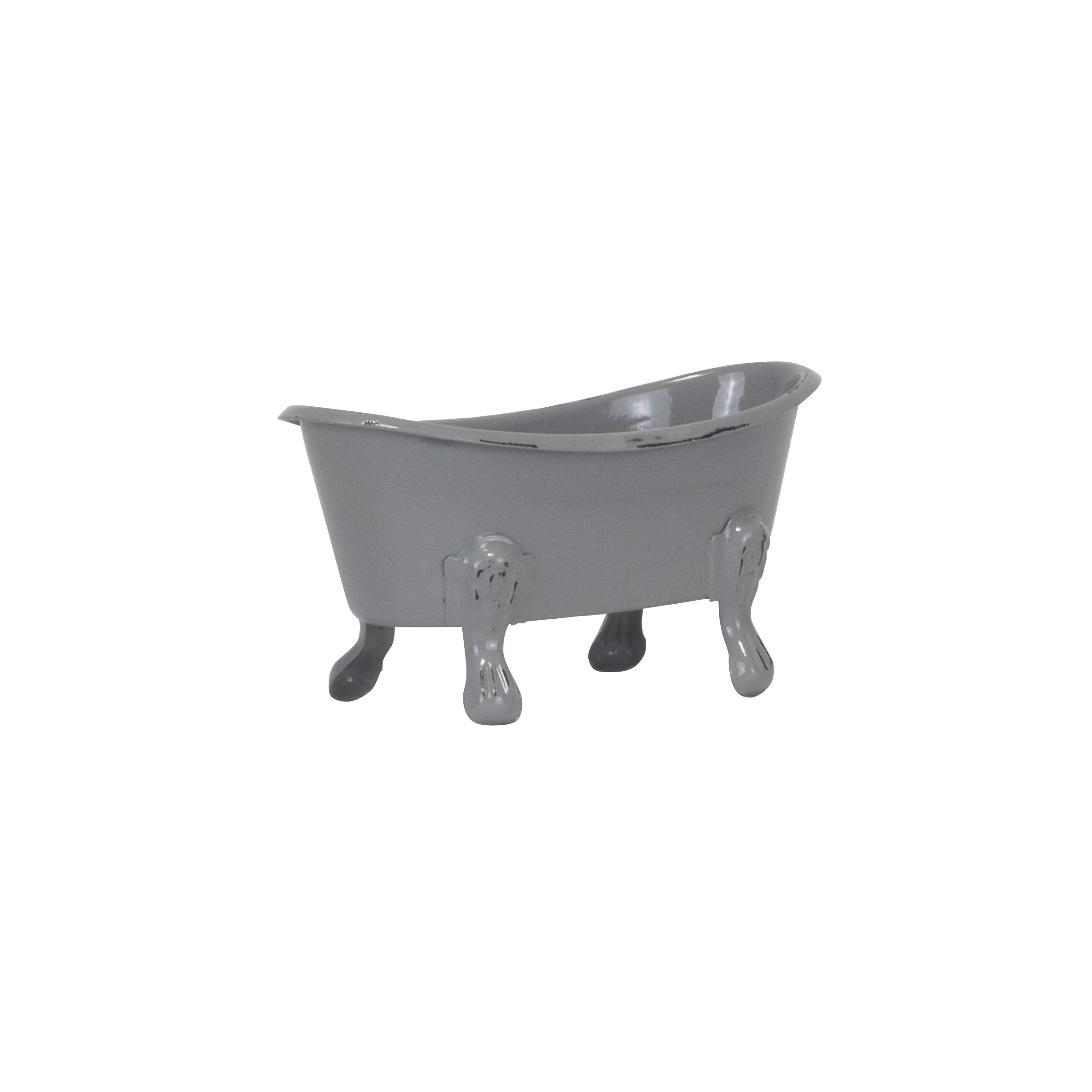 Mini Gray Bathtub Soap Dish