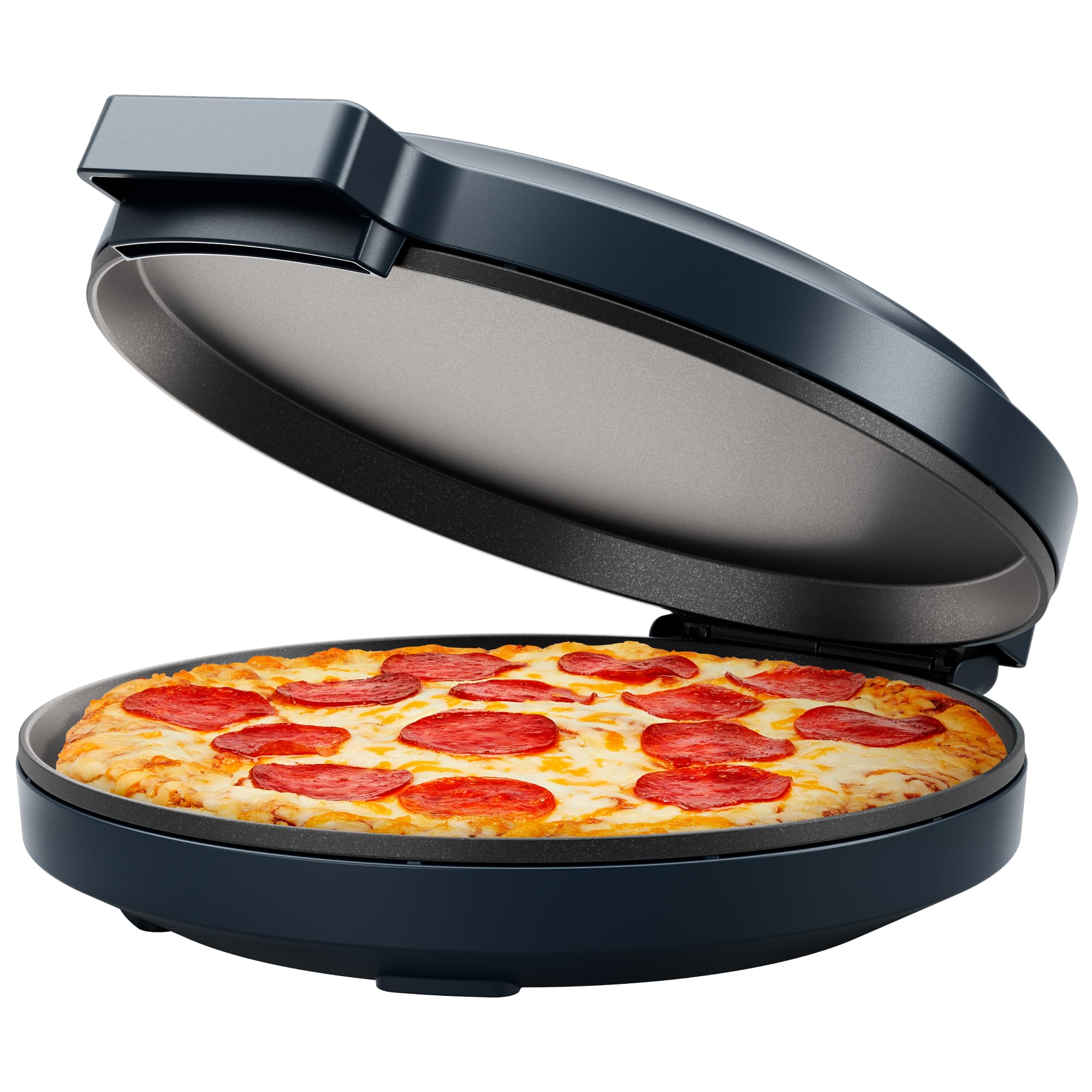Chefman Everything Maker & Pizza Oven - 1440W Countertop Electric Pizza Maker with 12    Nonstick Cooking Plates, Plus Makes Que