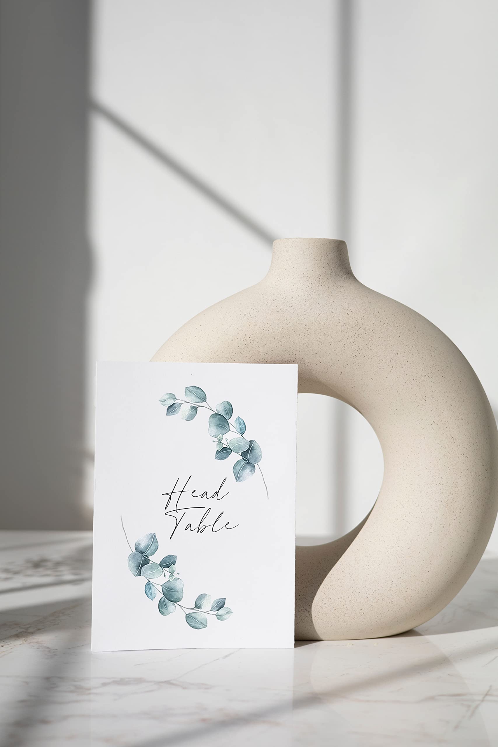 Table Numbers, Double-Sided Cards, 1-25 Plus Head Table Card, 4 X 6, Table Numbers For Wedding Reception, Anniversary, Baby Show