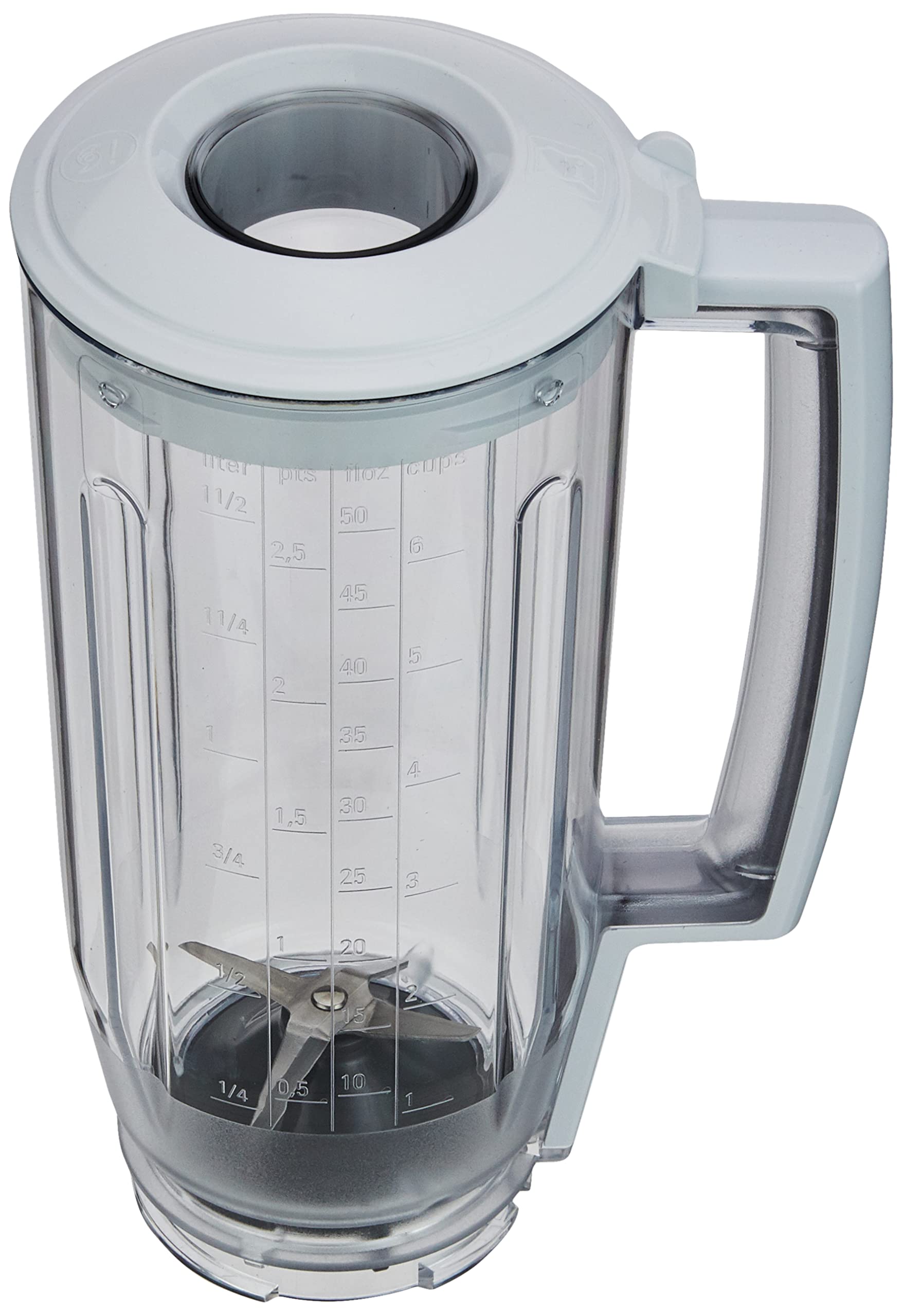 Bosch Blender Attachment for Bosch Universal Plus Mixer | Ideal Mixer Accessory for Blending Bread  Fruit  Ice | TRITAN Co-polyester with Stainless Steel Blades | 6 Cup Capacity
