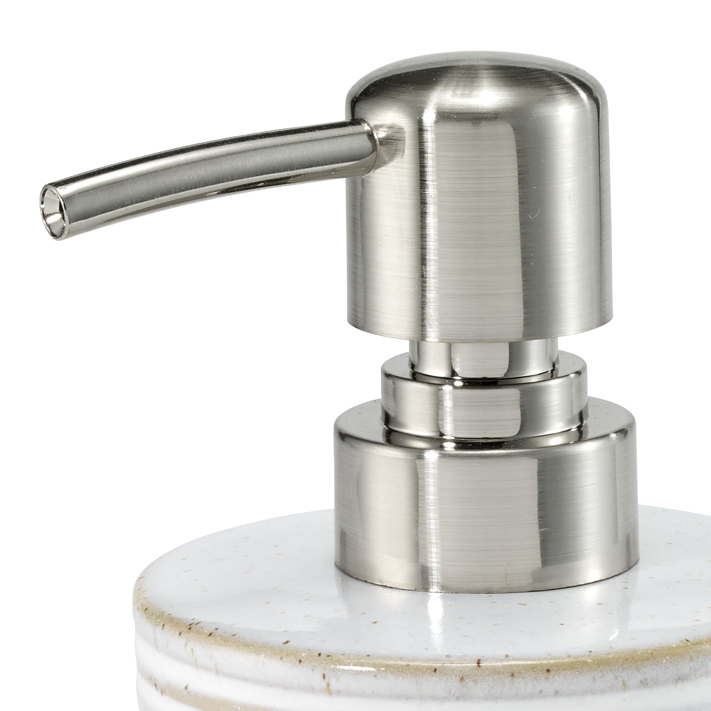 Avanti Linens - Soap Dispenser/Lotion Pump, Matte Textured Home Decor (Drift Collection), Multicolor