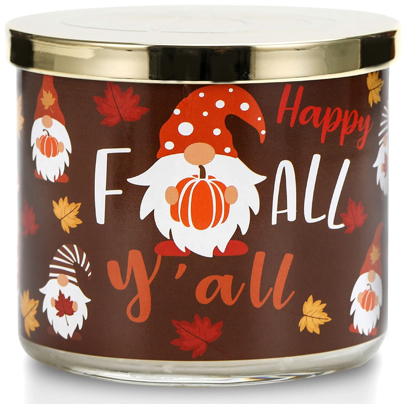 Fall Candle,Pumpkin Spice Candle, Pumpkin Scented Candle,Autumn Large 3 Wicks for Home Decor, 14 oz