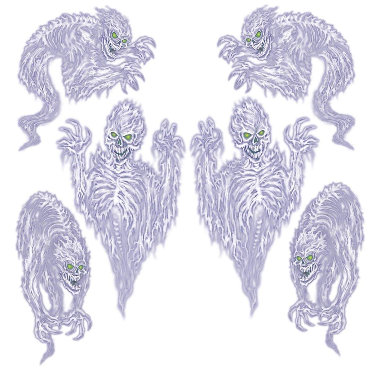 Beistle Printed Scary Spirit Props, 31'' To 39'', 6 Pieces In Package