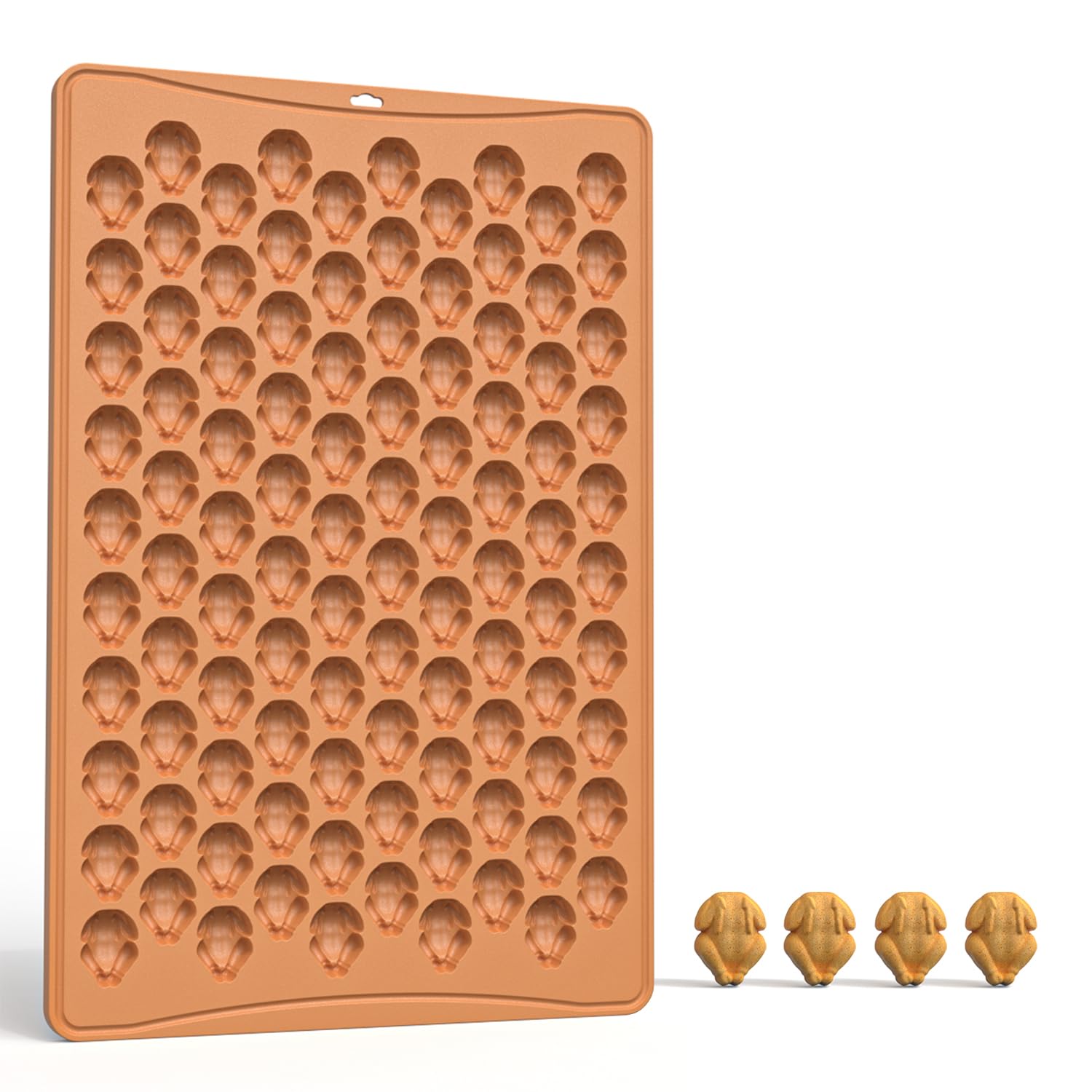 Seihdhik Christmas Turkey Mold Silicone Candy Mold Food Grade Non Stick Christmas Chocolate Mold Gummy Molds For Baking Cookie J